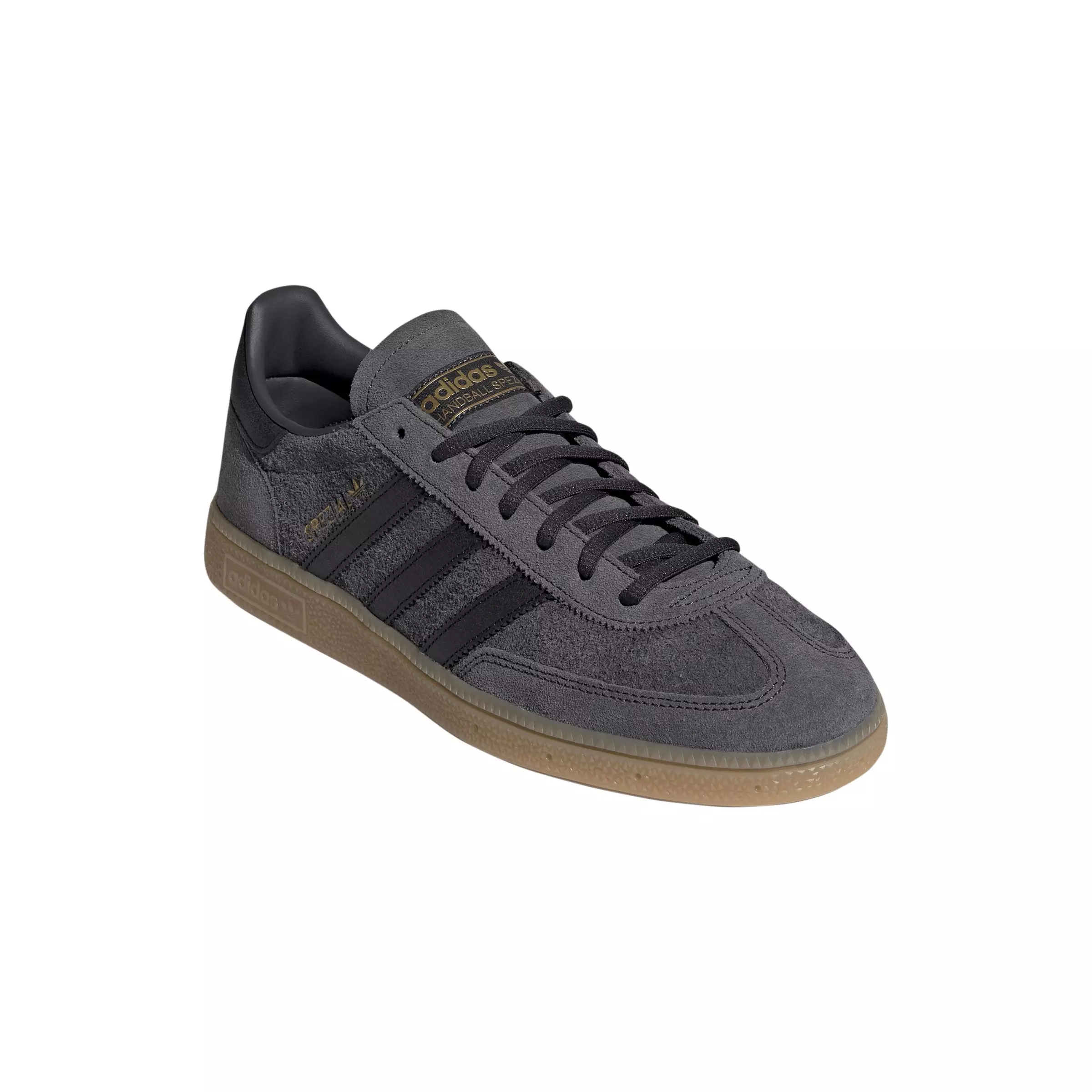 adidas Originals Handball Spezial "Carbon/Core Black/Gum 4" Men's Shoe - CARBON/BLACK/GUM