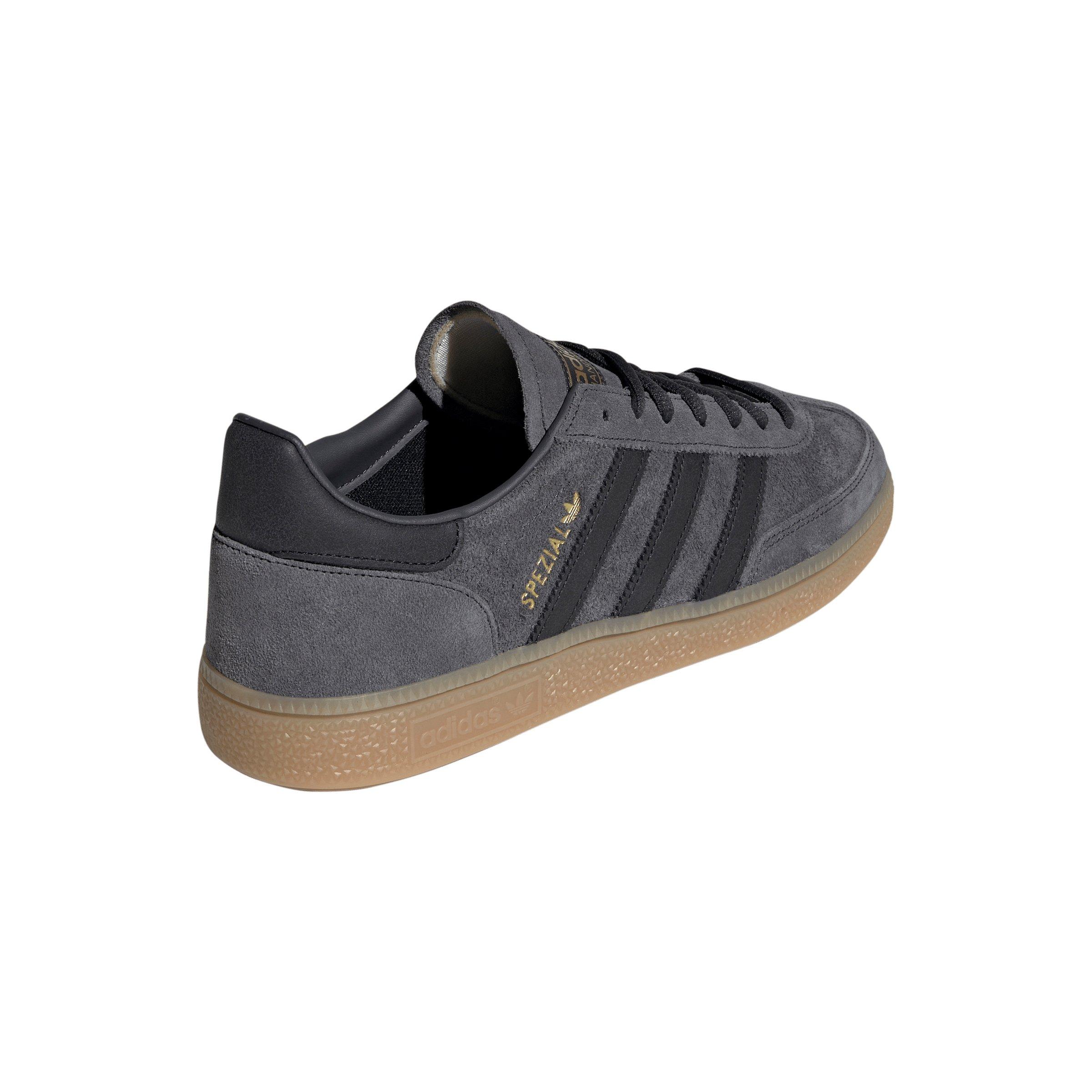 adidas Originals Handball Spezial "Carbon/Core Black/Gum 4" Men's Shoe - CARBON/BLACK/GUM Thumbnail View 4
