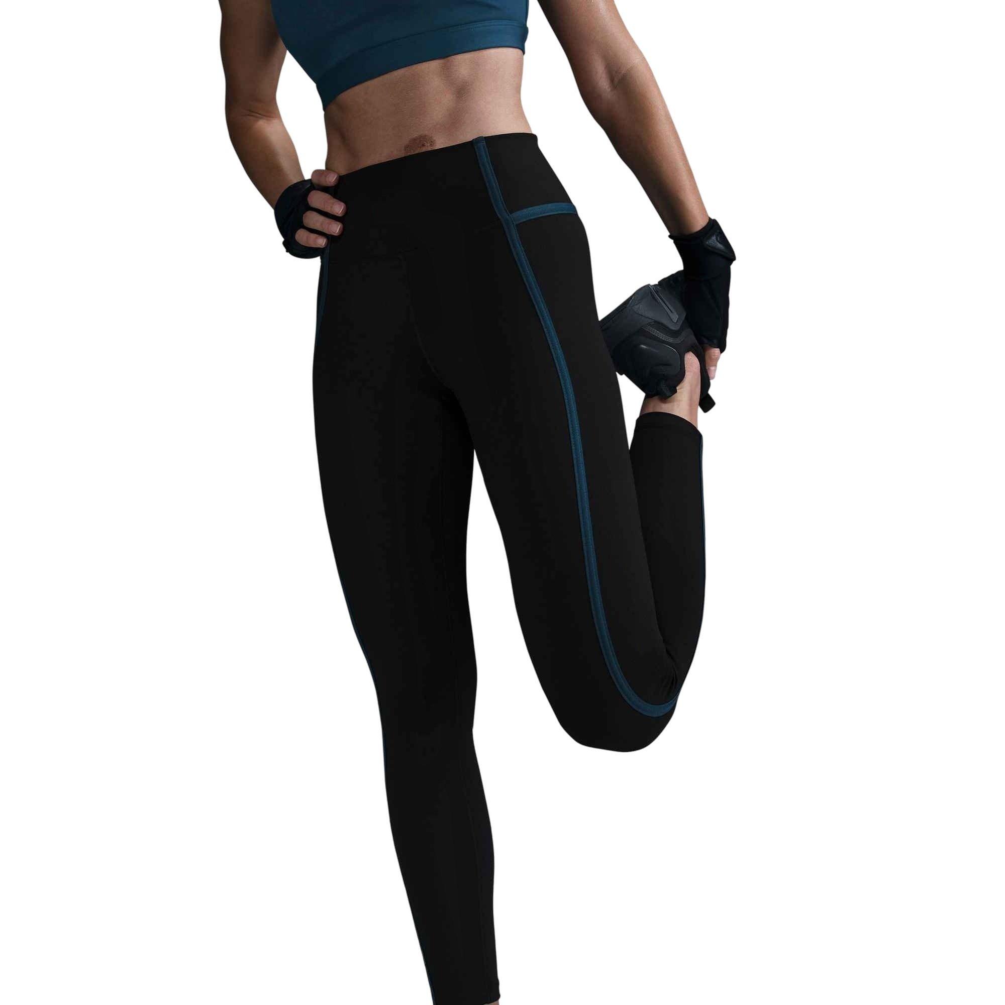 Nike Women's One High-Waisted 7/8 Leggings-Black - BLACK Thumbnail View 1