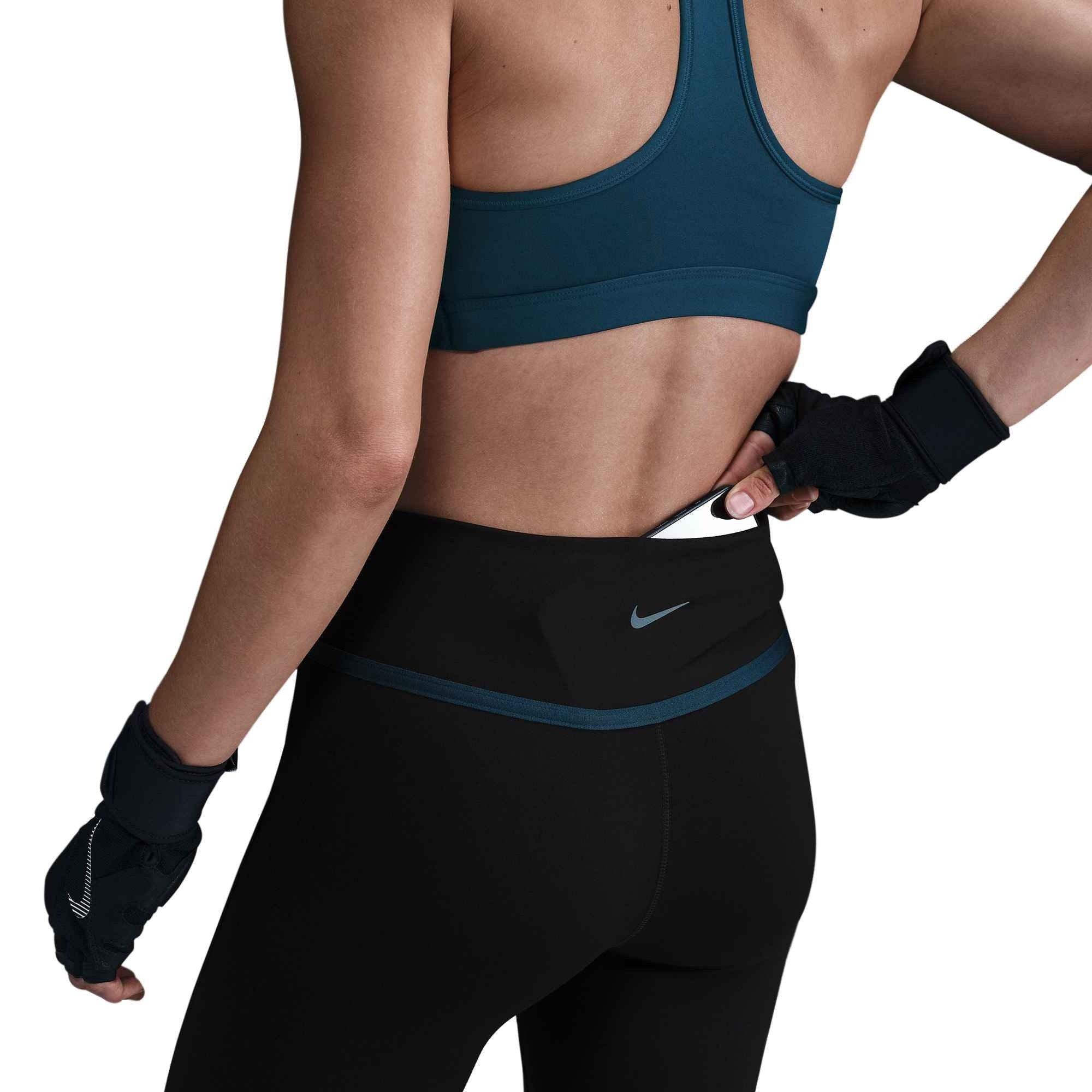 Nike Women's One High-Waisted 7/8 Leggings-Black - BLACK Thumbnail View 4