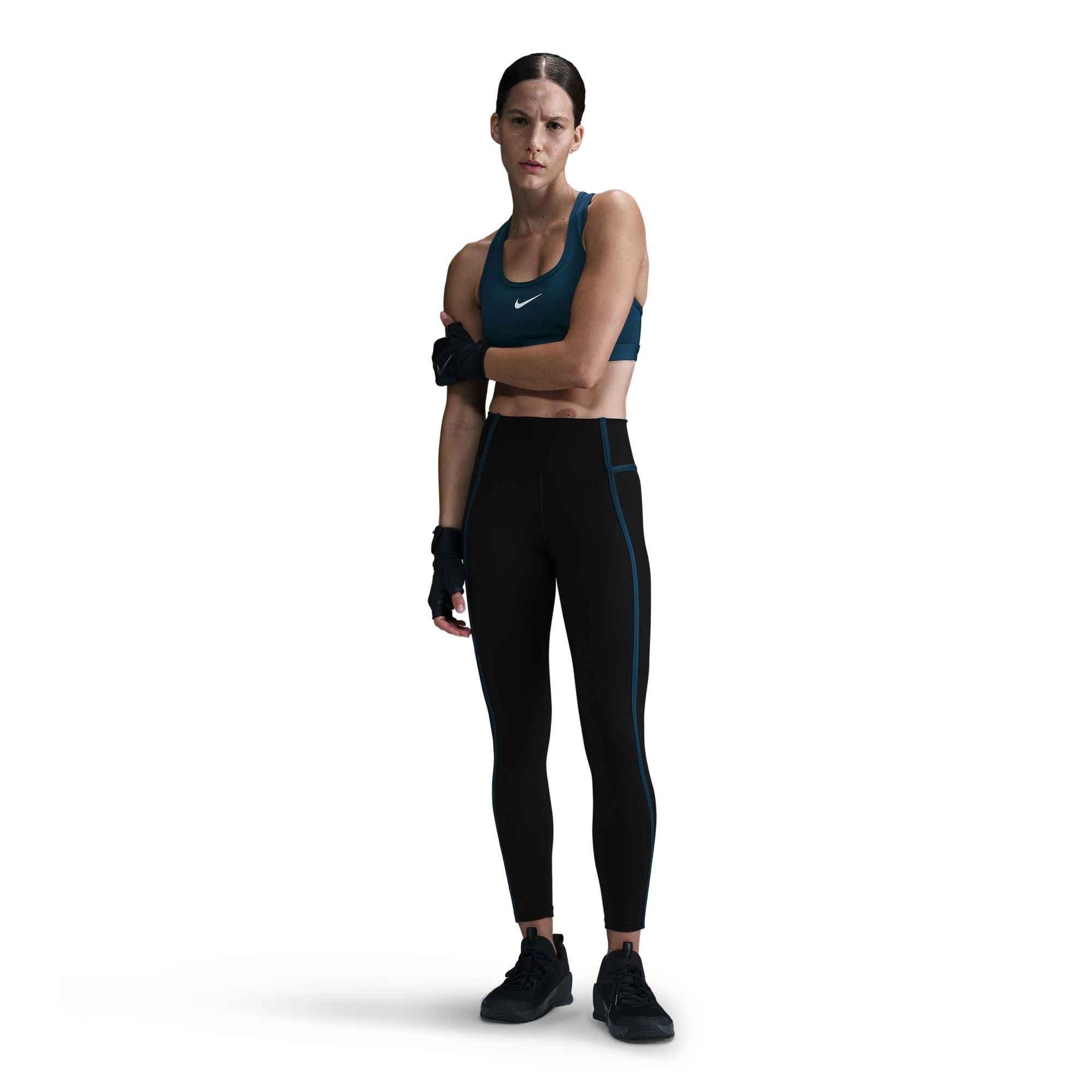 Nike Women's One High-Waisted 7/8 Leggings-Black - BLACK Thumbnail View 5