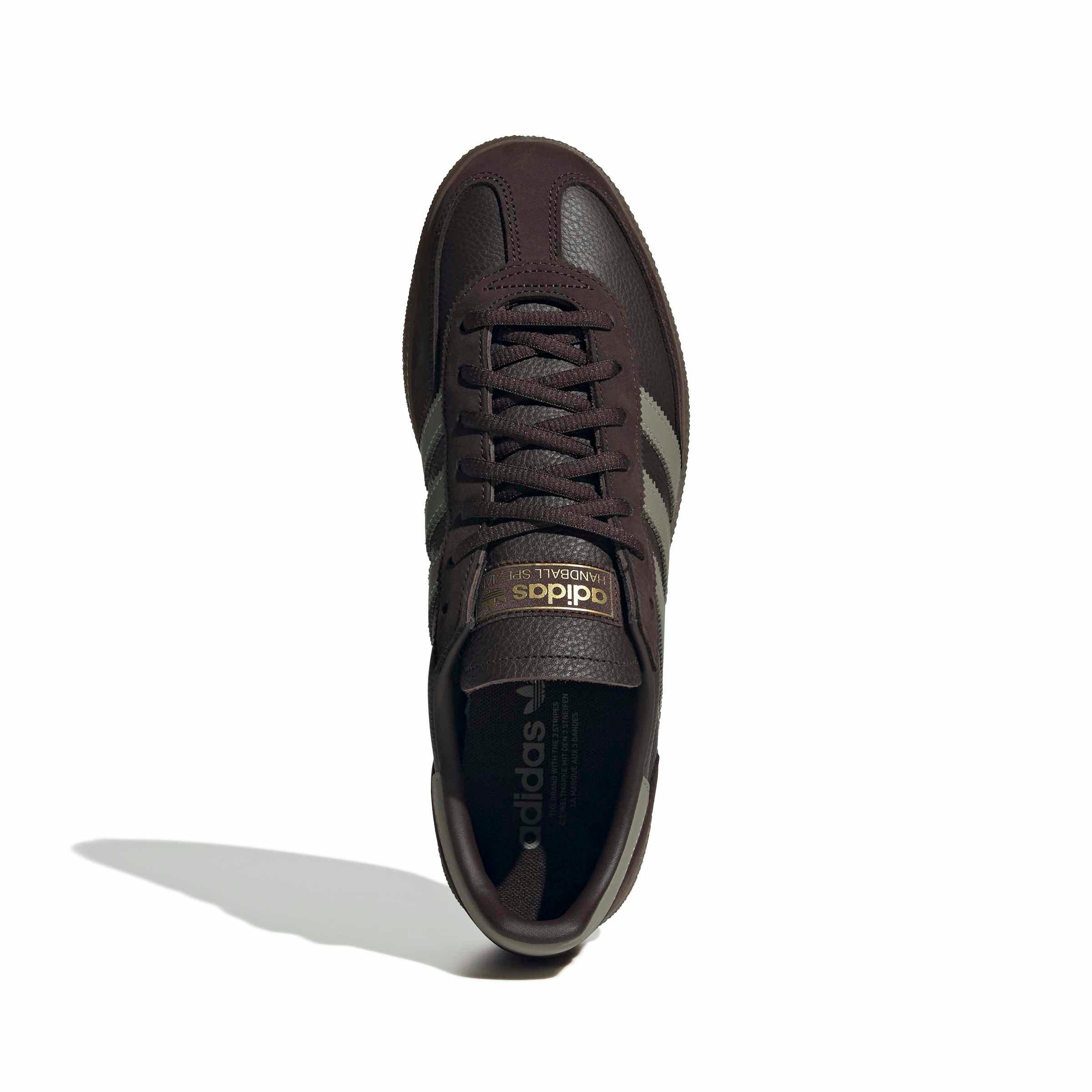 adidas Originals Handball Spezial "Aurora Coffee/Silver Pebble/Gum 5" Men's Shoe - COFFEE/SILVER/GUM Thumbnail View 5