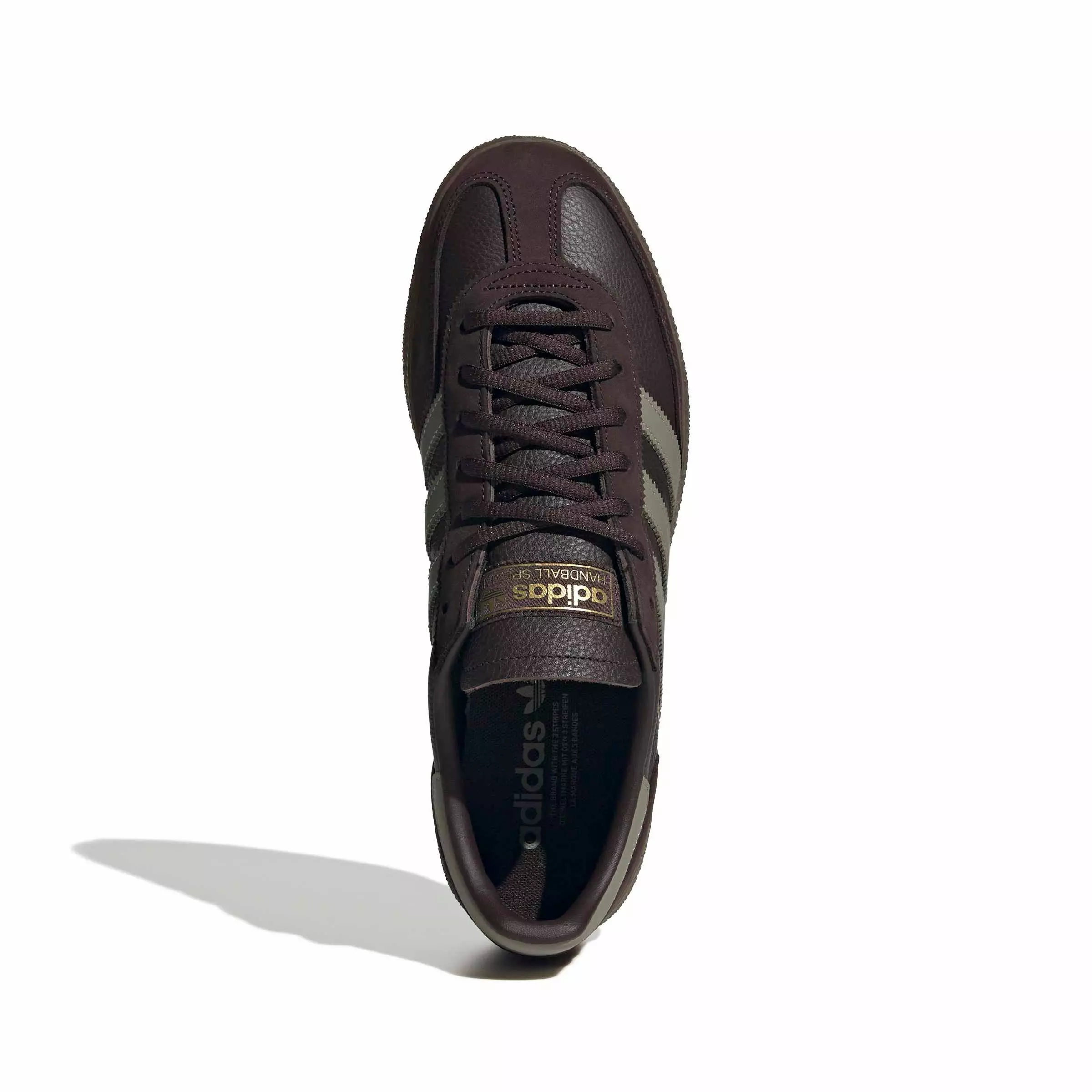 adidas Originals Handball Spezial "Aurora Coffee/Silver Pebble/Gum 5" Men's Shoe - COFFEE/SILVER/GUM