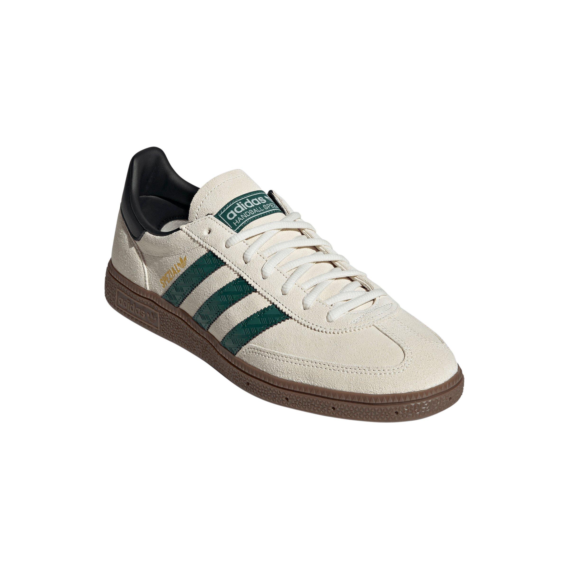 adidas Originals Handball Spezial "Off White/Collegiate Green/Gum 5" Men's Shoe - OFF WHITE/GREEN/GUM Thumbnail View 3