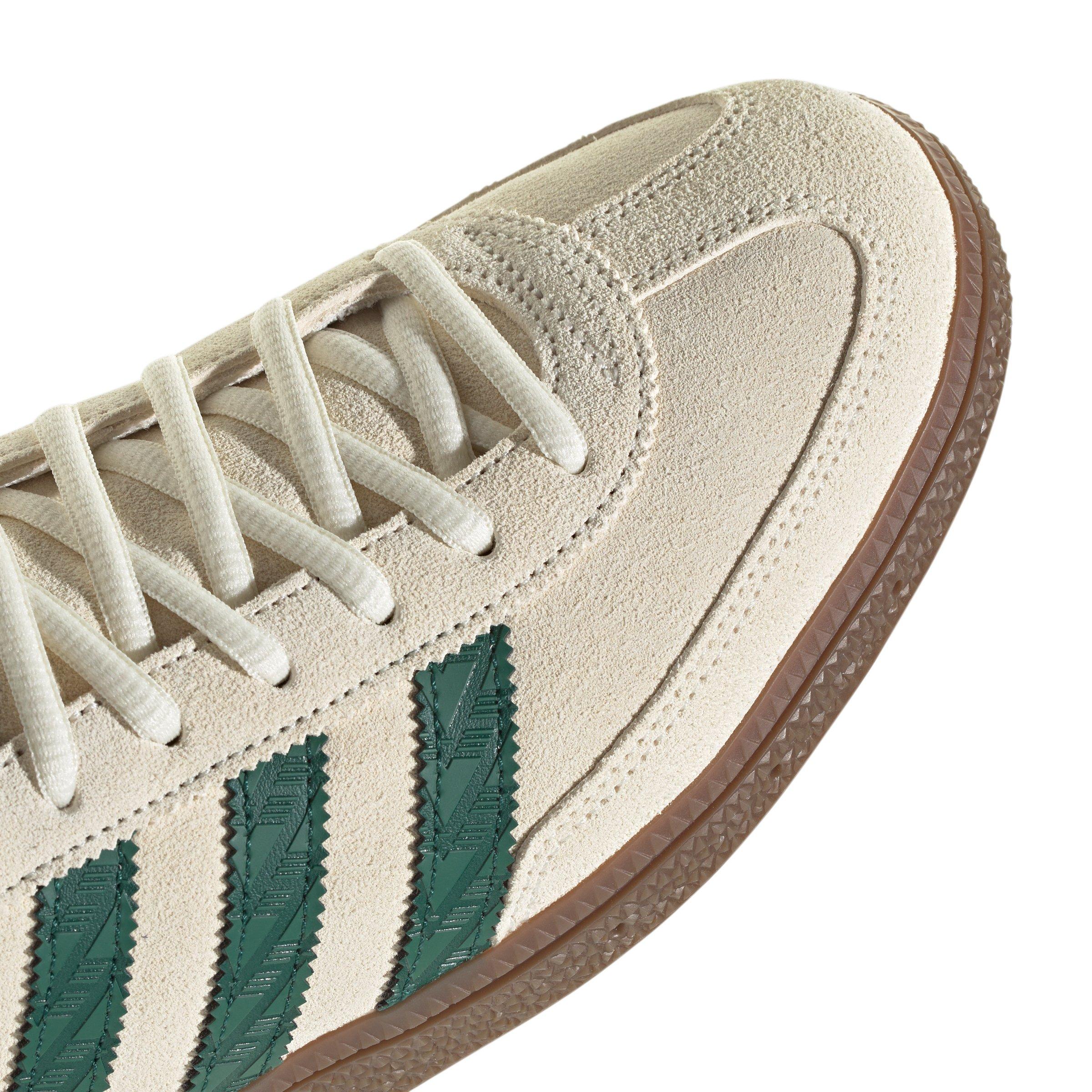 adidas Originals Handball Spezial "Off White/Collegiate Green/Gum 5" Men's Shoe - OFF WHITE/GREEN/GUM Thumbnail View 5