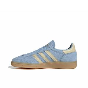 adidas Originals Handball Spezial "Clear Sky/Warm Vanilla/Gold Metallic" Women's Shoe - SKY/VANILLA/GOLD