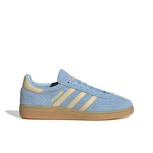 adidas Originals Handball Spezial "Clear Sky/Warm Vanilla/Gold Metallic" Women's Shoe - SKY/VANILLA/GOLD