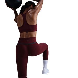 Nike Women's One High-Waisted 7/8 Leggings-Red
