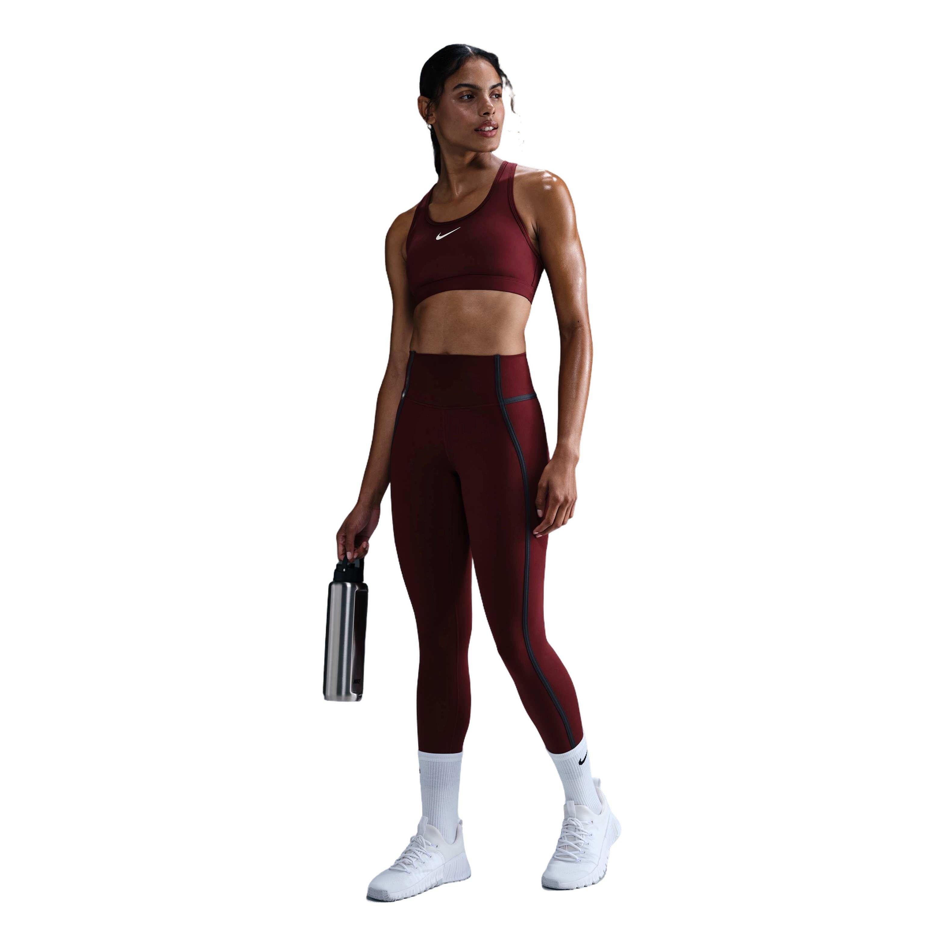 Nike One High-Waisted Women's Red 7/8 Leggings