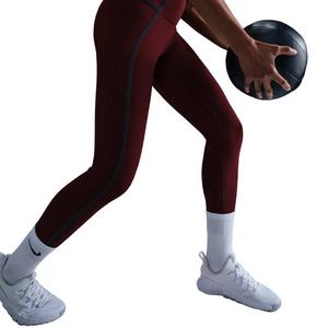 Nike Women's One High-Waisted 7/8 Leggings-Red