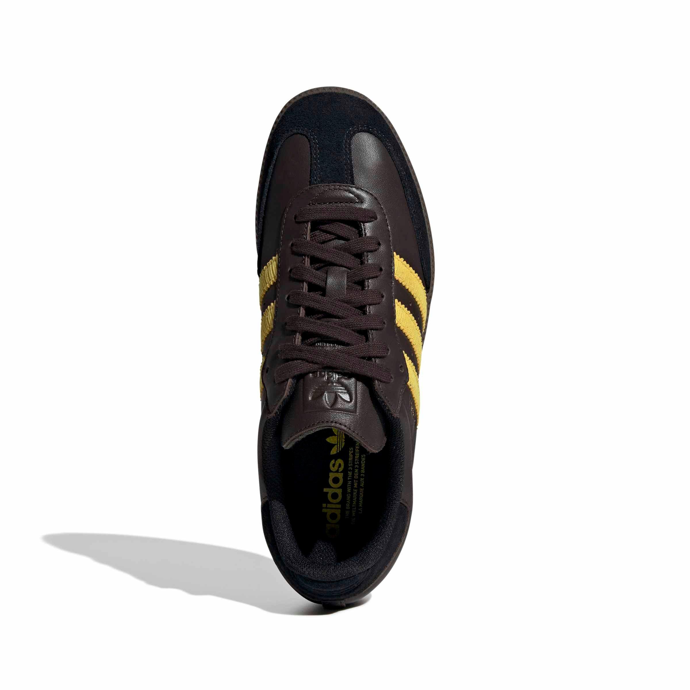 adidas Originals Samba OG "Aurora Coffee/Eqt Yellow/Gum 5" Men's Shoe - COFFEE/YELLOW/GUM Thumbnail View 4