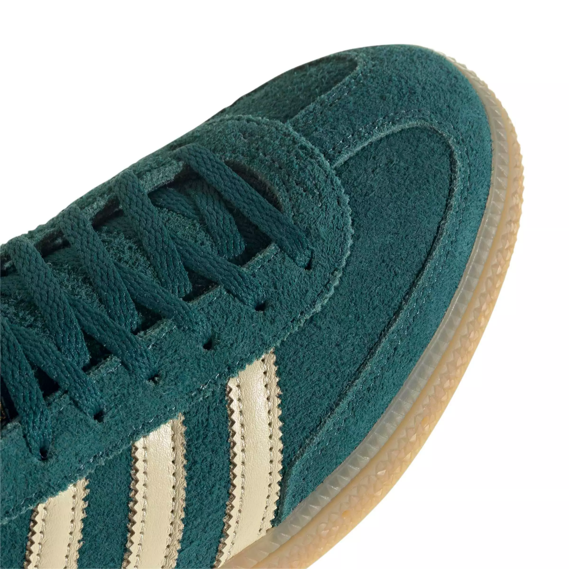 adidas Originals Handball Spezial "Rich Green/Warm Vanilla/Gold Metallic" Women's Shoe - GREEN/VANILLA/GOLD