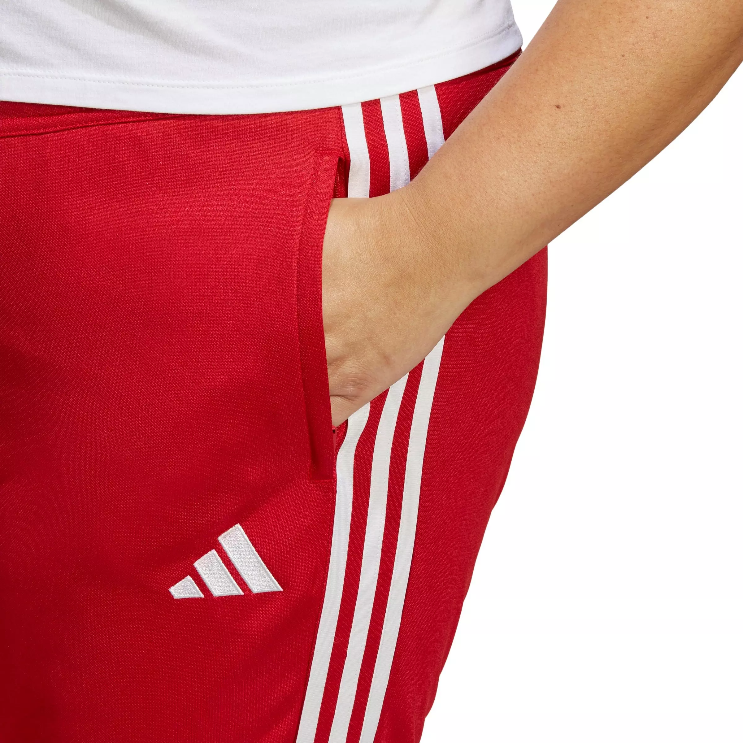 adidas Women's Tiro 23 League Tracksuit Bottoms - Red - RED