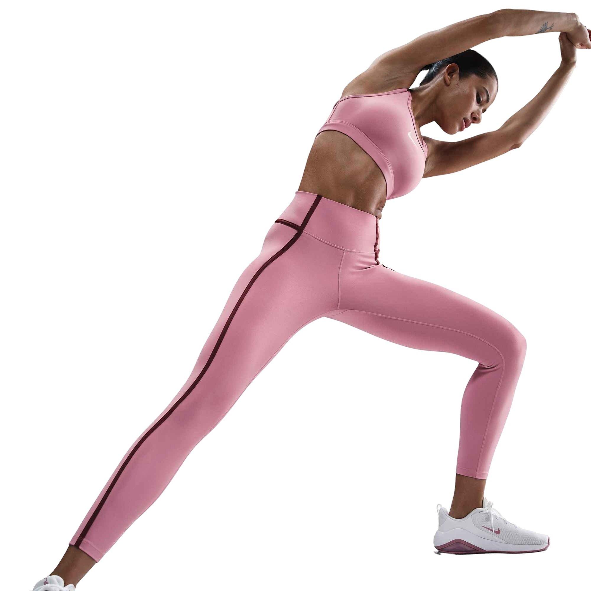 Nike Women's One High-Waisted 7/8 Leggings-Pink - PINK Thumbnail View 1