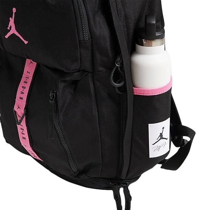 Black and pink store jordan backpack