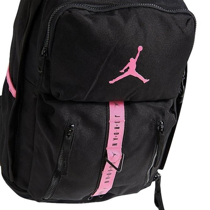 Pink and black store jordan backpack