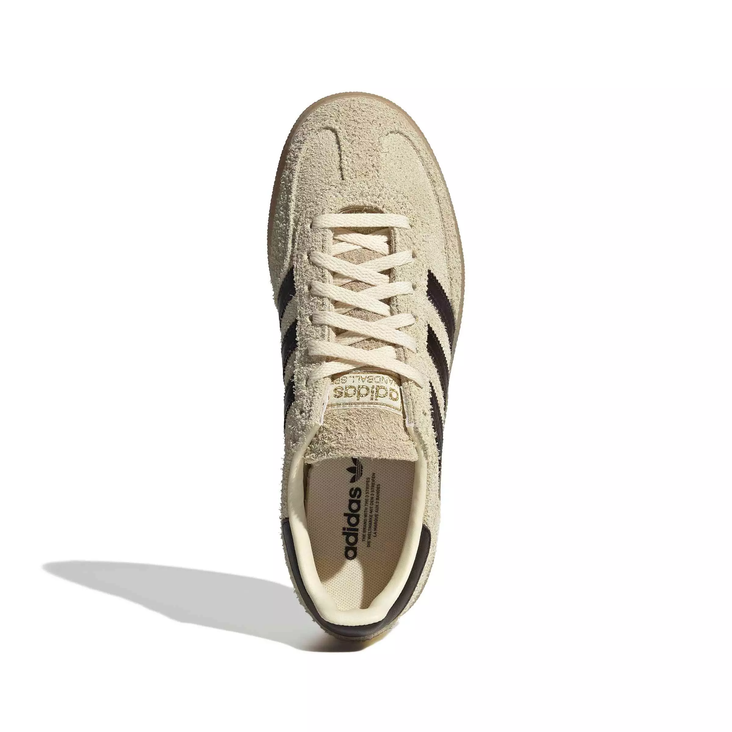 adidas Originals Handball Spezial "Warm Vanilla/Aurora Coffee/Gold Metallic" Women's Shoe - VANILLA/COFFEE/GOLD