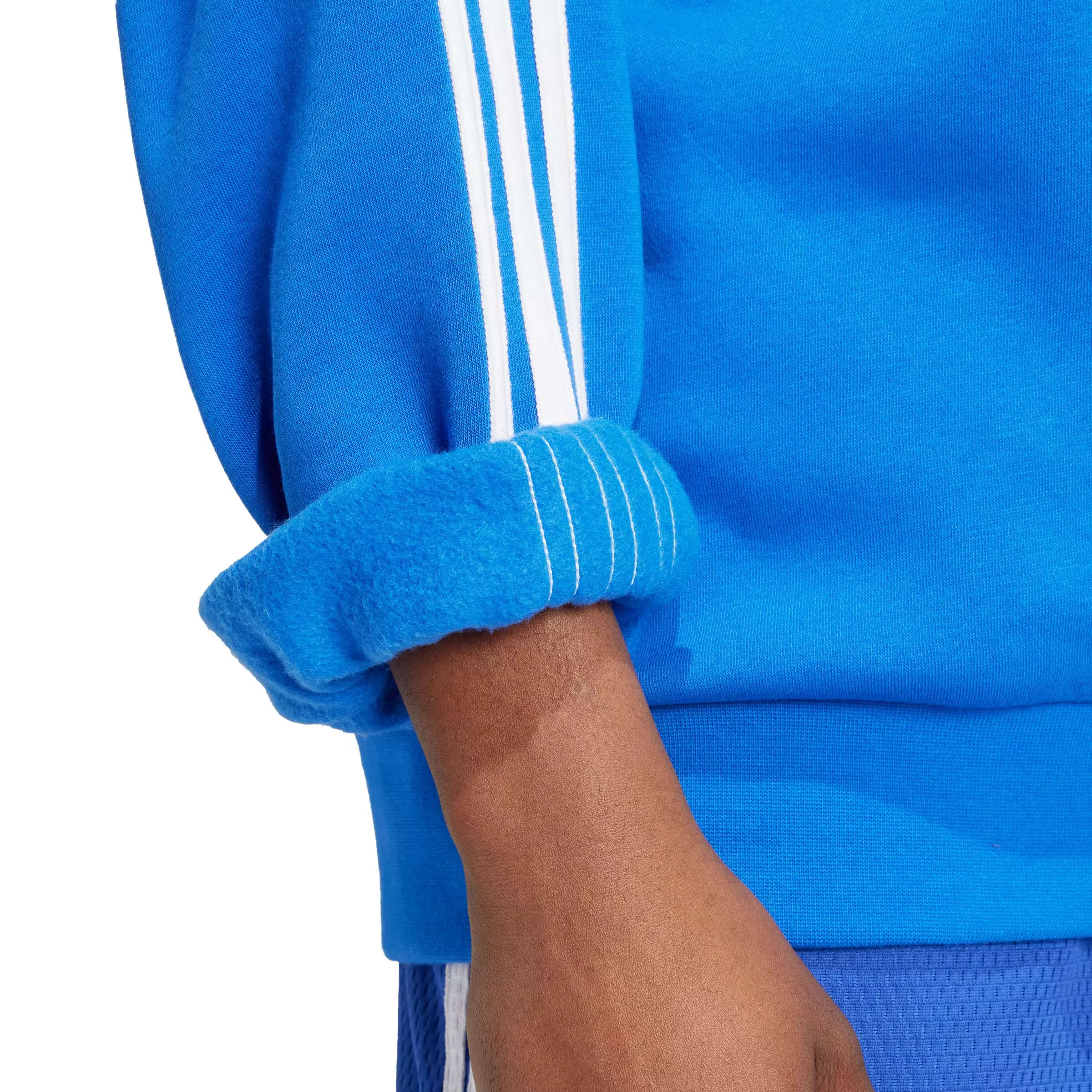 adidas Originals Men's Adicolor Oversized Crew Sweatshirt - Blue - BLUE