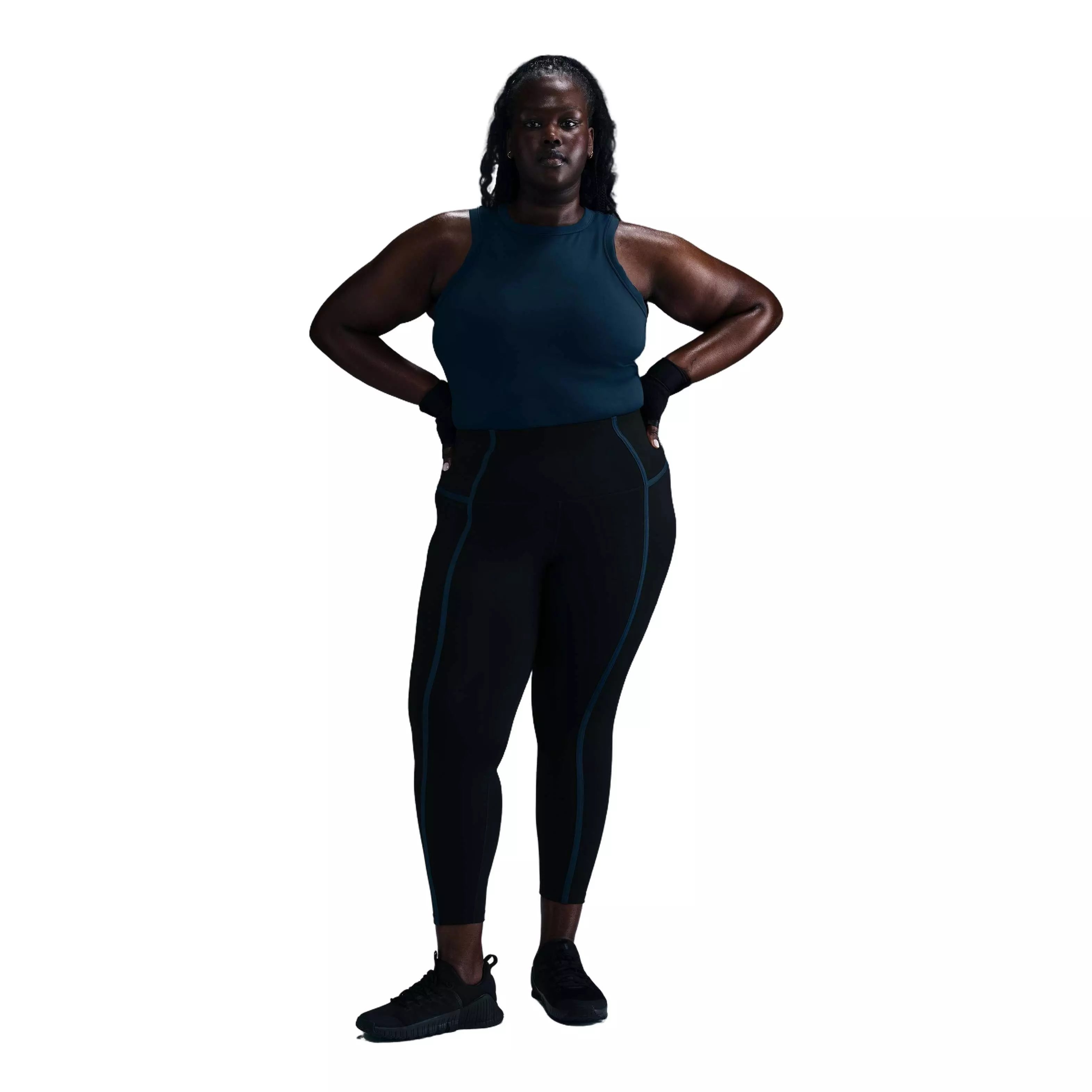 Nike Women's One 7/8 High-Waisted Leggings-Black - BLACK