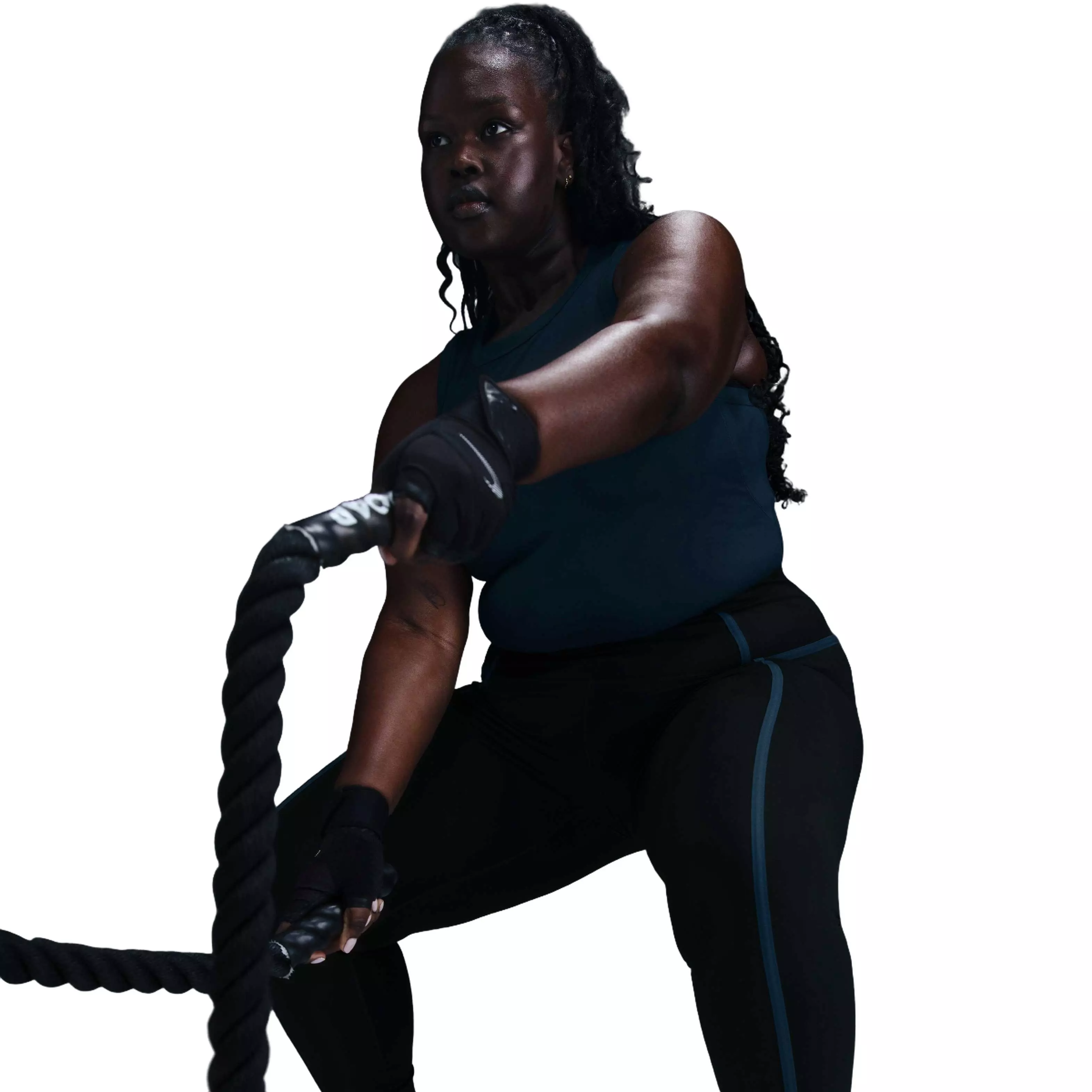 Nike Women's One 7/8 High-Waisted Leggings-Black - BLACK