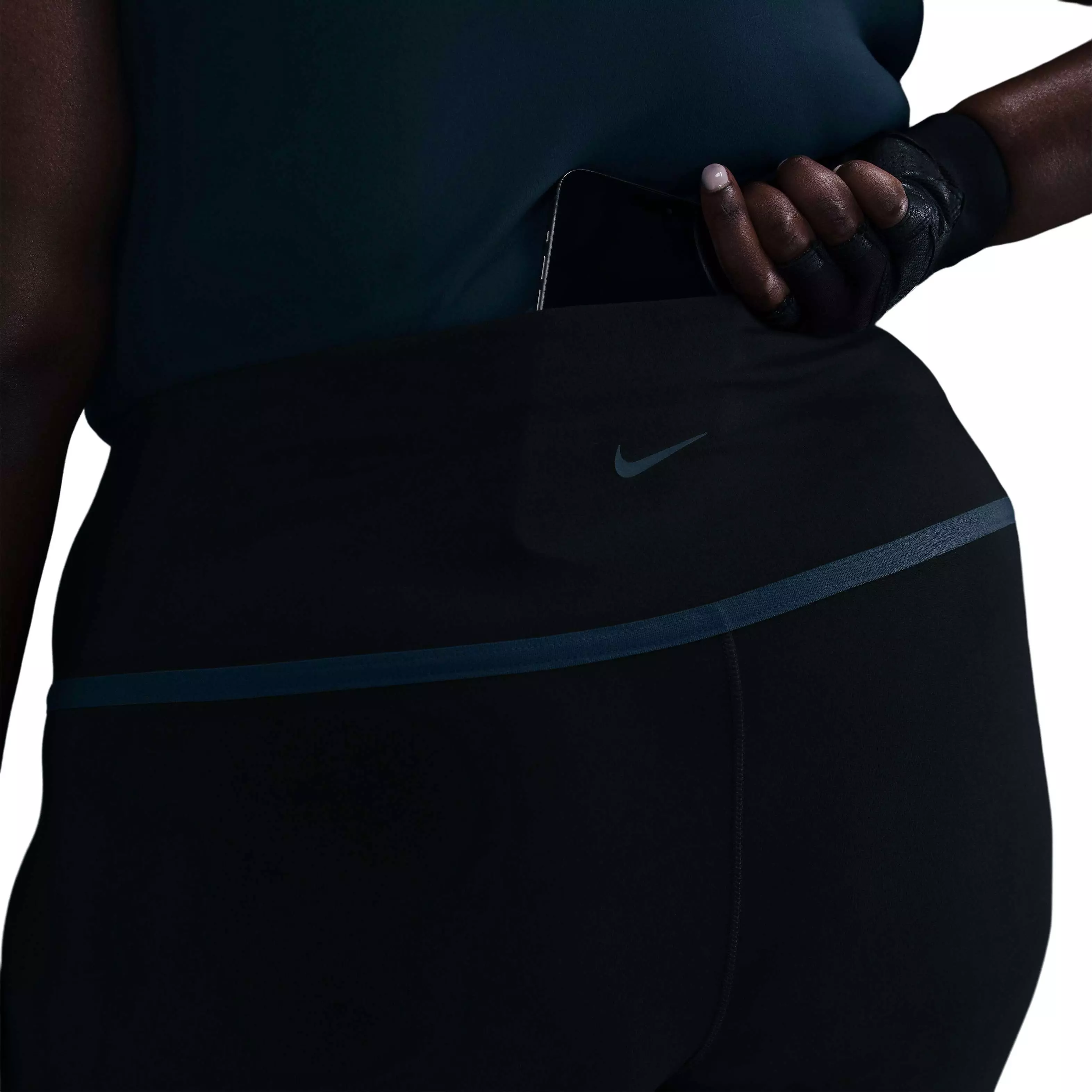 Nike Women's One 7/8 High-Waisted Leggings-Black - BLACK