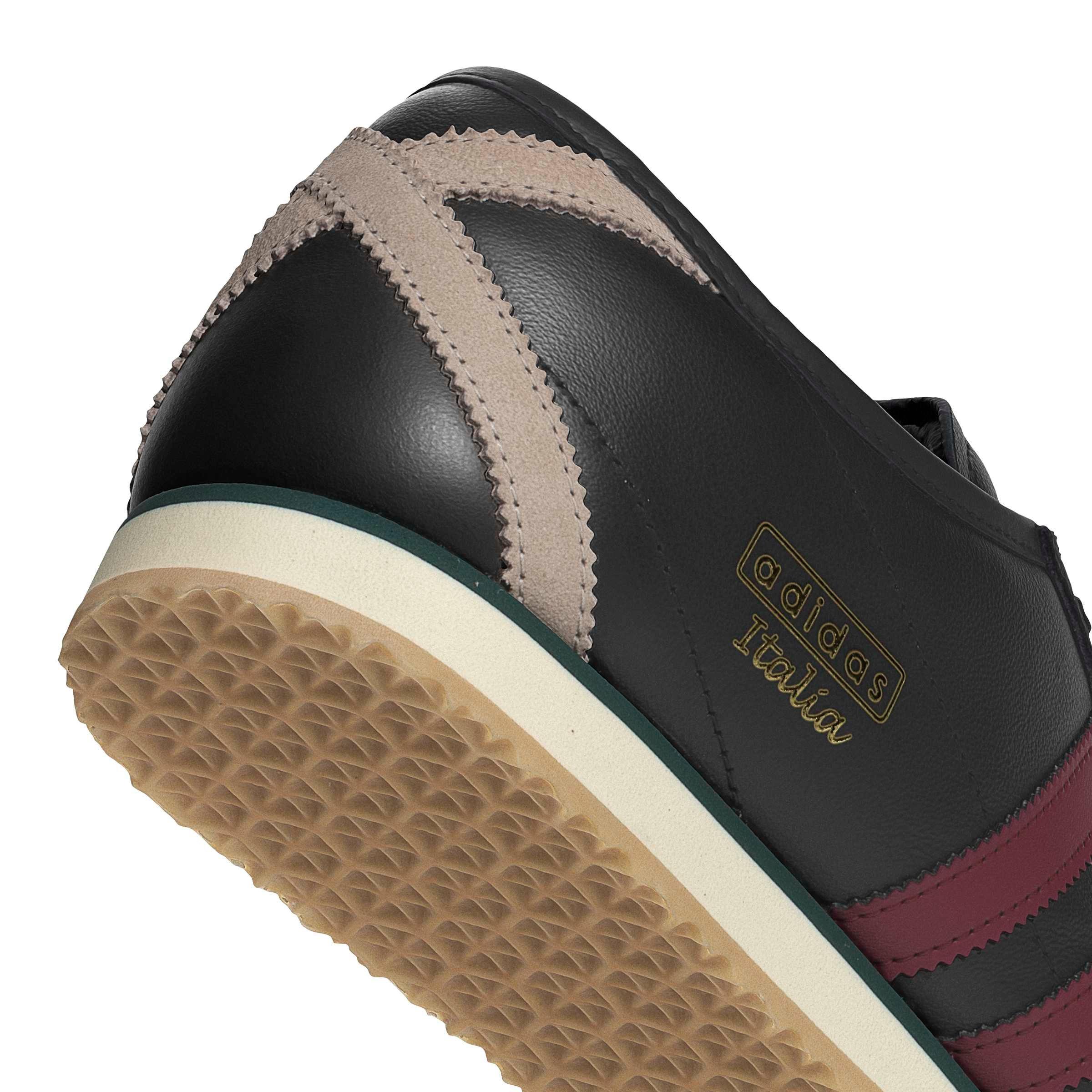 adidas Originals Italia 70s "Core Black/Shadow Red/Wonder Beige" Men's Shoe - BLACK/RED/BEIGE Thumbnail View 8