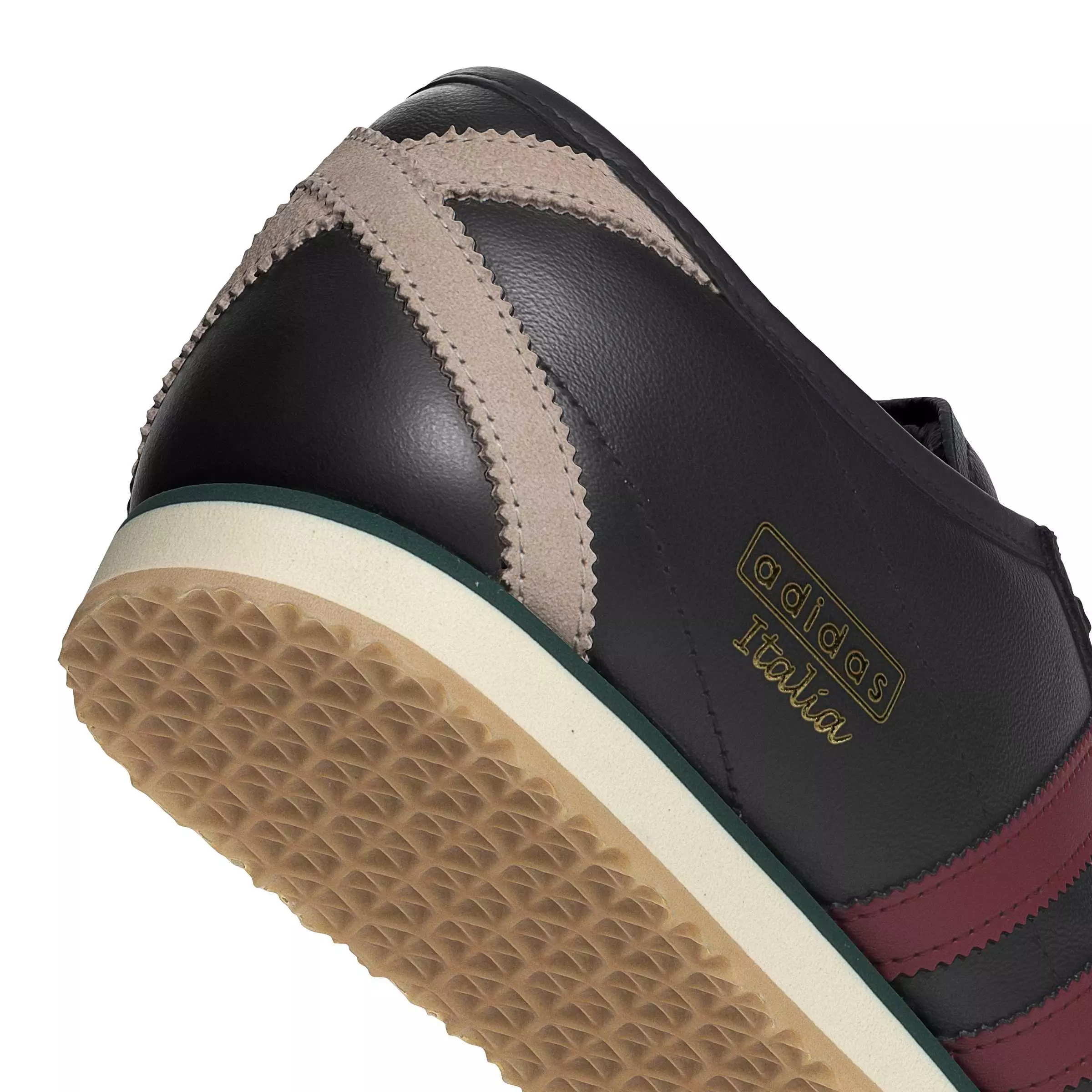 adidas Originals Italia 70s "Core Black/Shadow Red/Wonder Beige" Men's Shoe - BLACK/RED/BEIGE