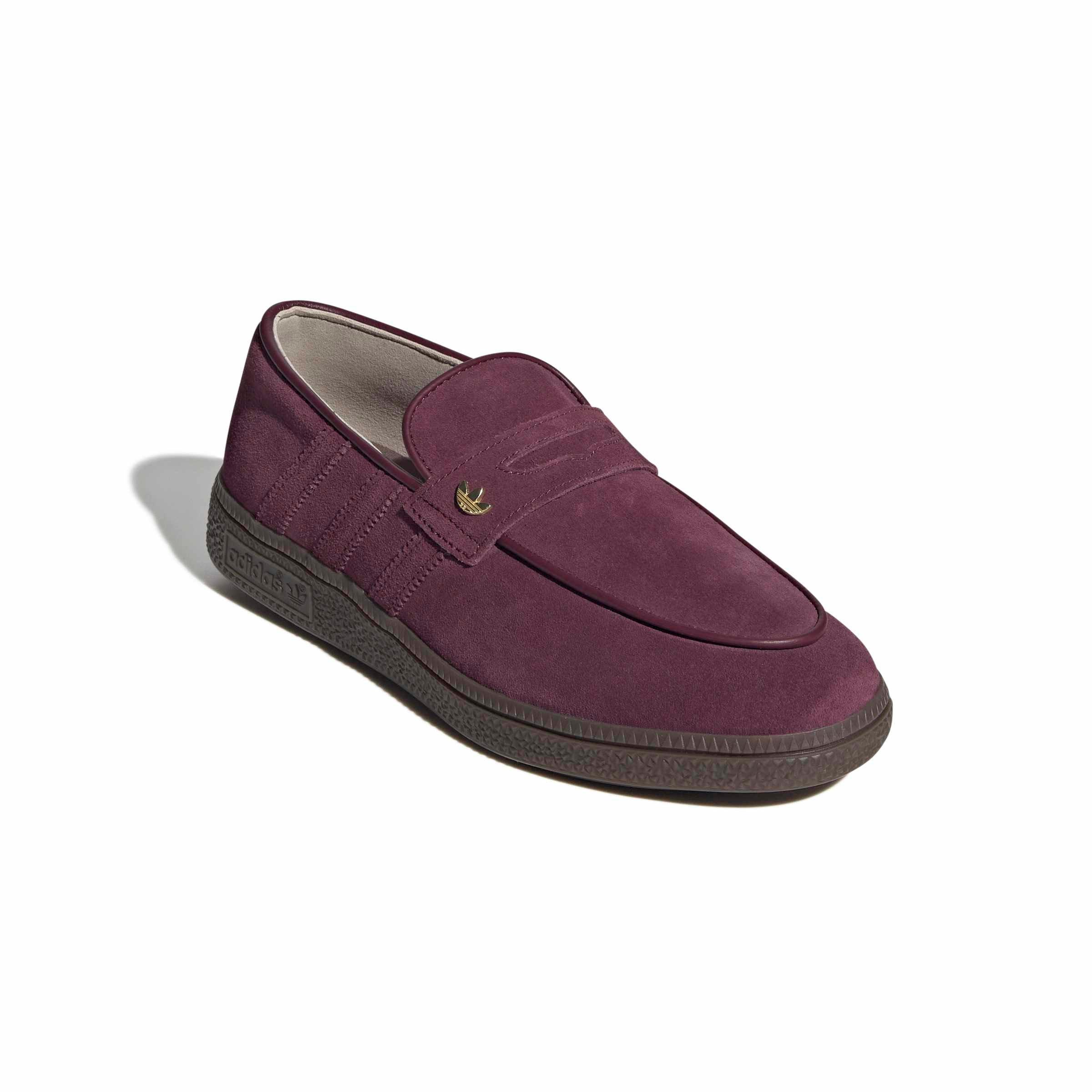 adidas Originals Handball Spezial Loafer "Maroon/Maroon/Gum 5" Women's Shoe - MAROON/MAROON/GUM