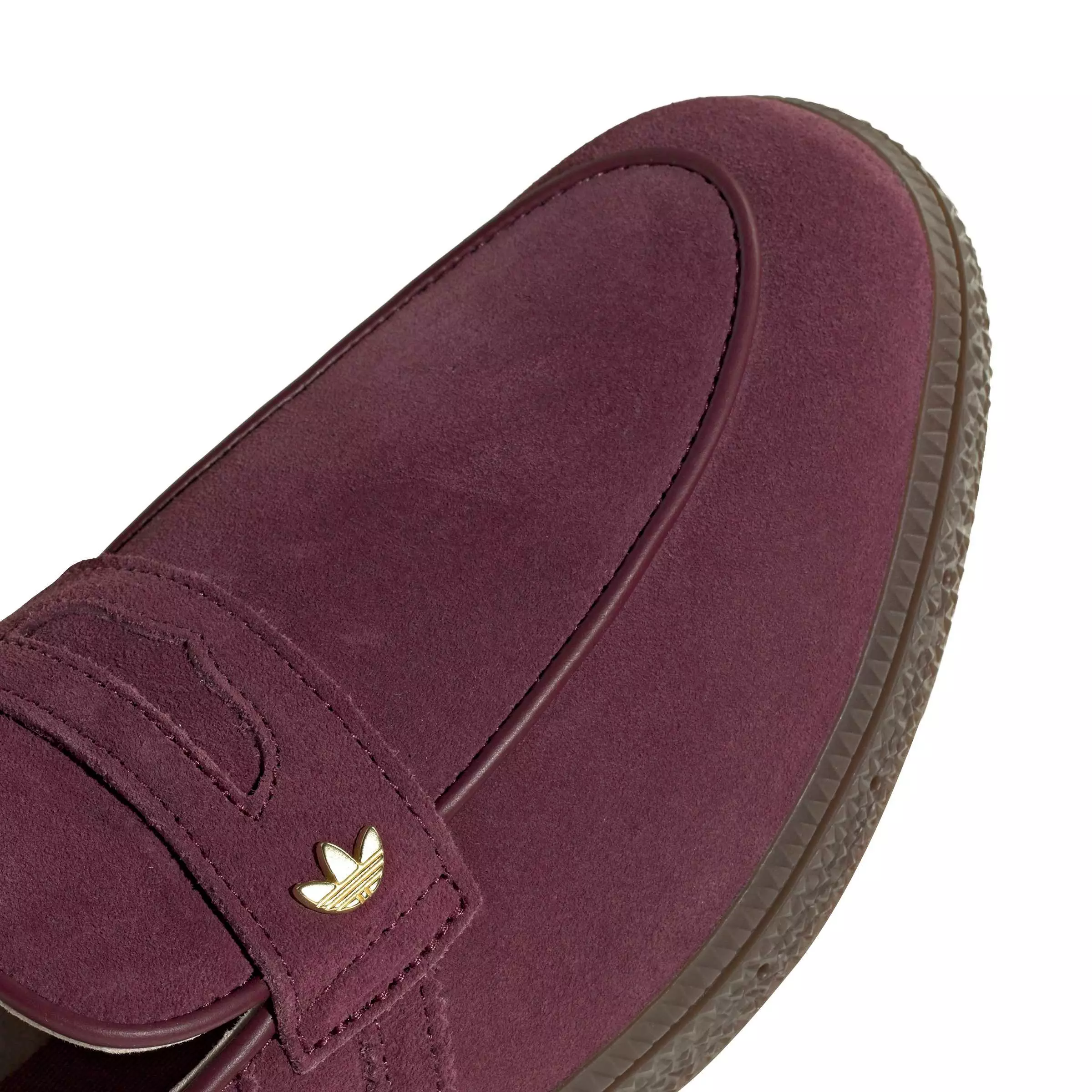adidas Originals Handball Spezial Loafer "Maroon/Maroon/Gum 5" Women's Shoe - MAROON/MAROON/GUM