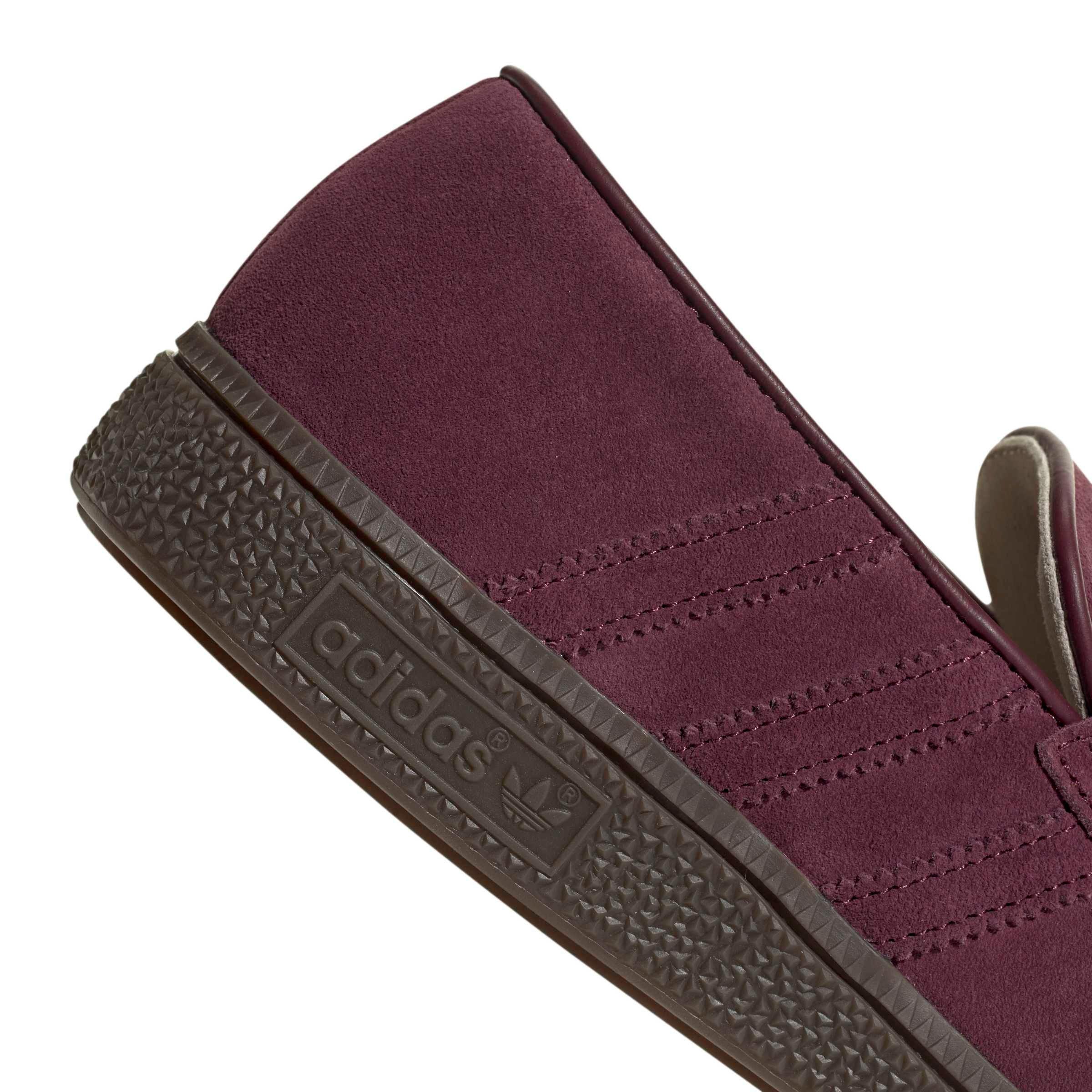 adidas Originals Handball Spezial Loafer "Maroon/Maroon/Gum 5" Women's Shoe - MAROON/MAROON/GUM