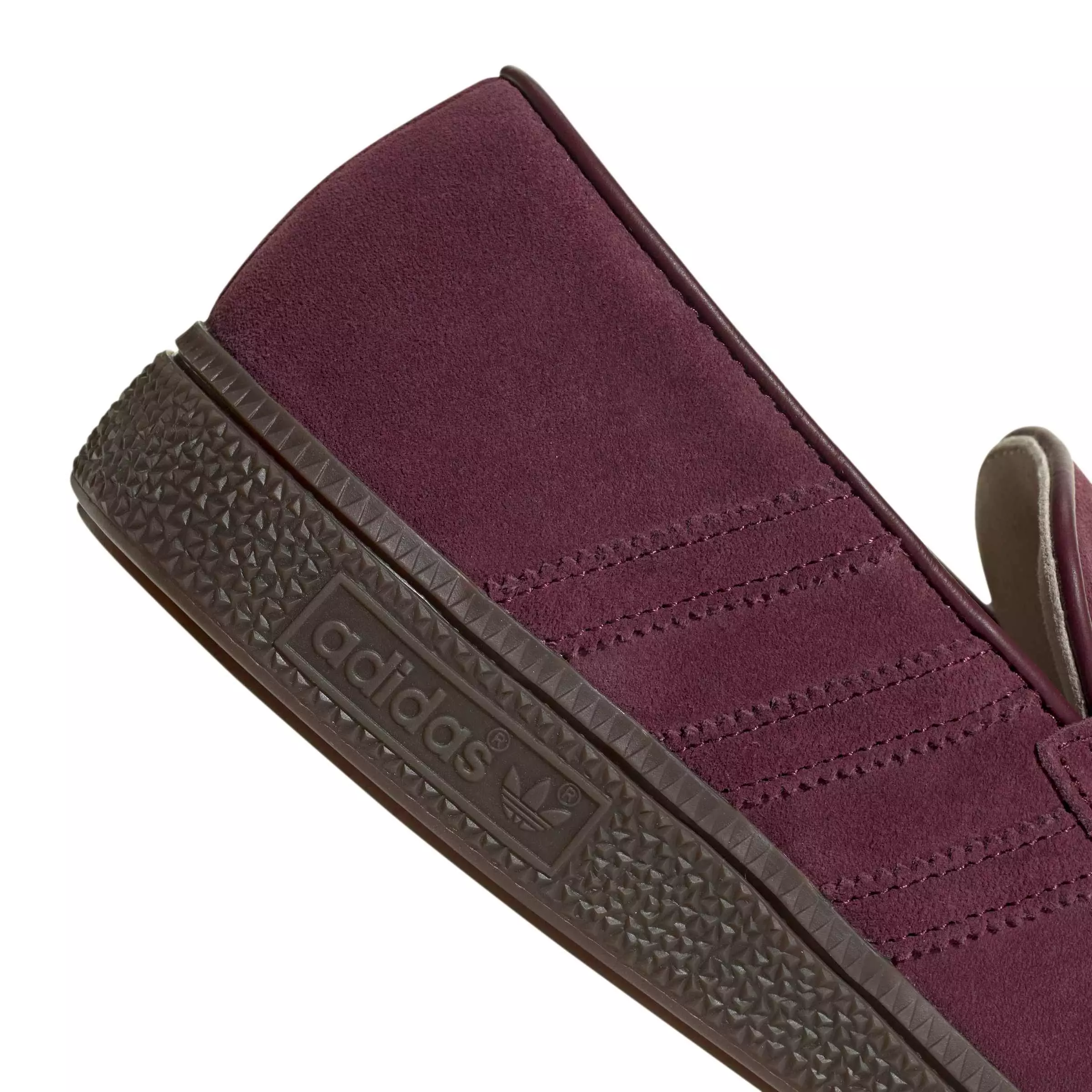 adidas Originals Handball Spezial Loafer "Maroon/Maroon/Gum 5" Women's Shoe - MAROON/MAROON/GUM