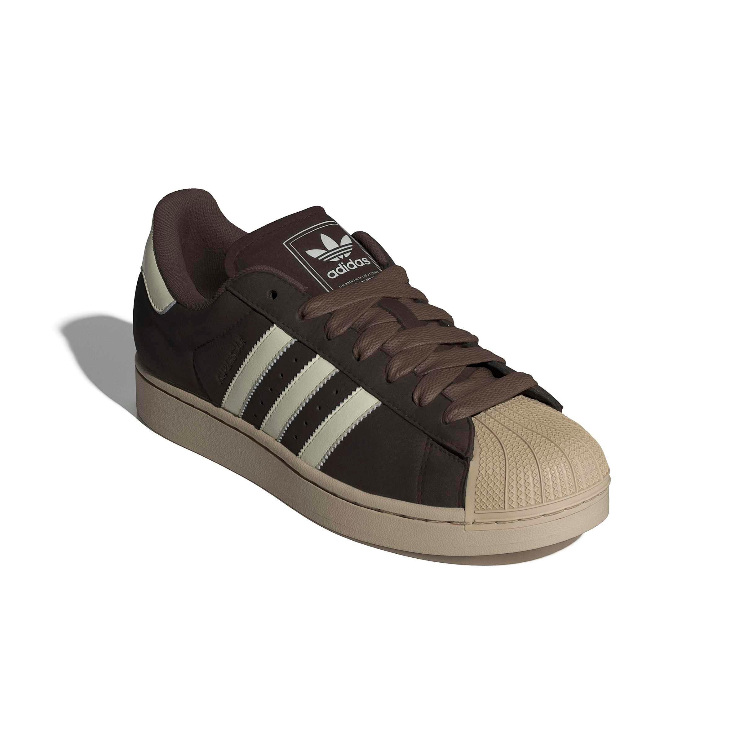 adidas Originals Superstar II "Aurora Coffee/Off White/Stone Khaki" Men's Shoe - COFFEE/OFF WHITE/STONE Thumbnail View 3