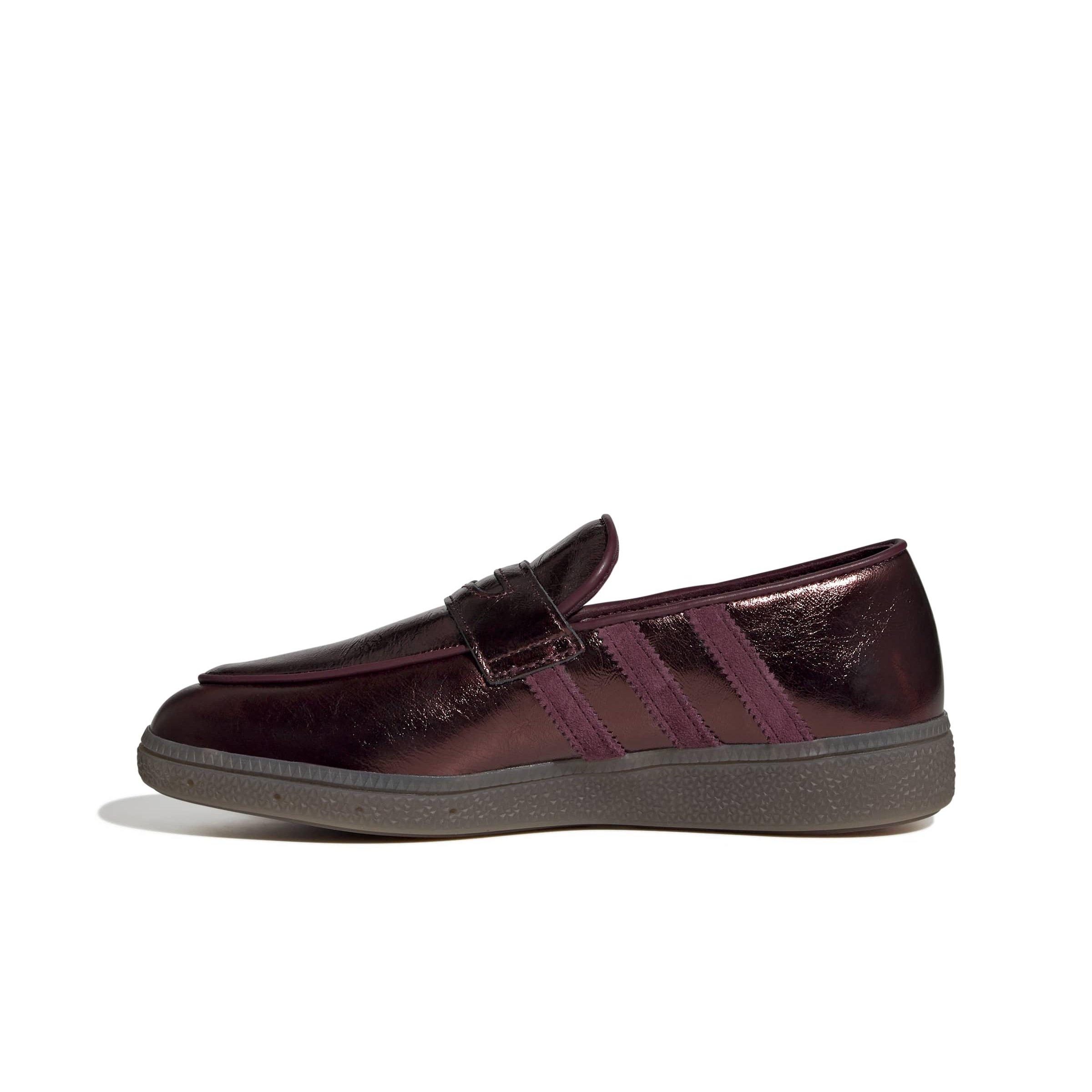 adidas Originals Handball Spezial Loafer "Maroon/Maroon/Gold Metallic" Women's Shoe - MAROON/MAROON/GOLD