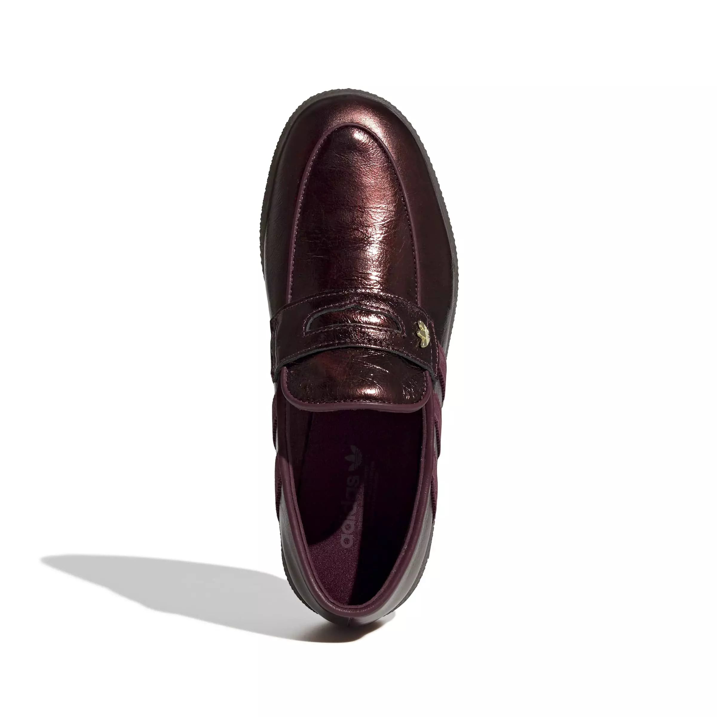 adidas Originals Handball Spezial Loafer "Maroon/Maroon/Gold Metallic" Women's Shoe - MAROON/MAROON/GOLD