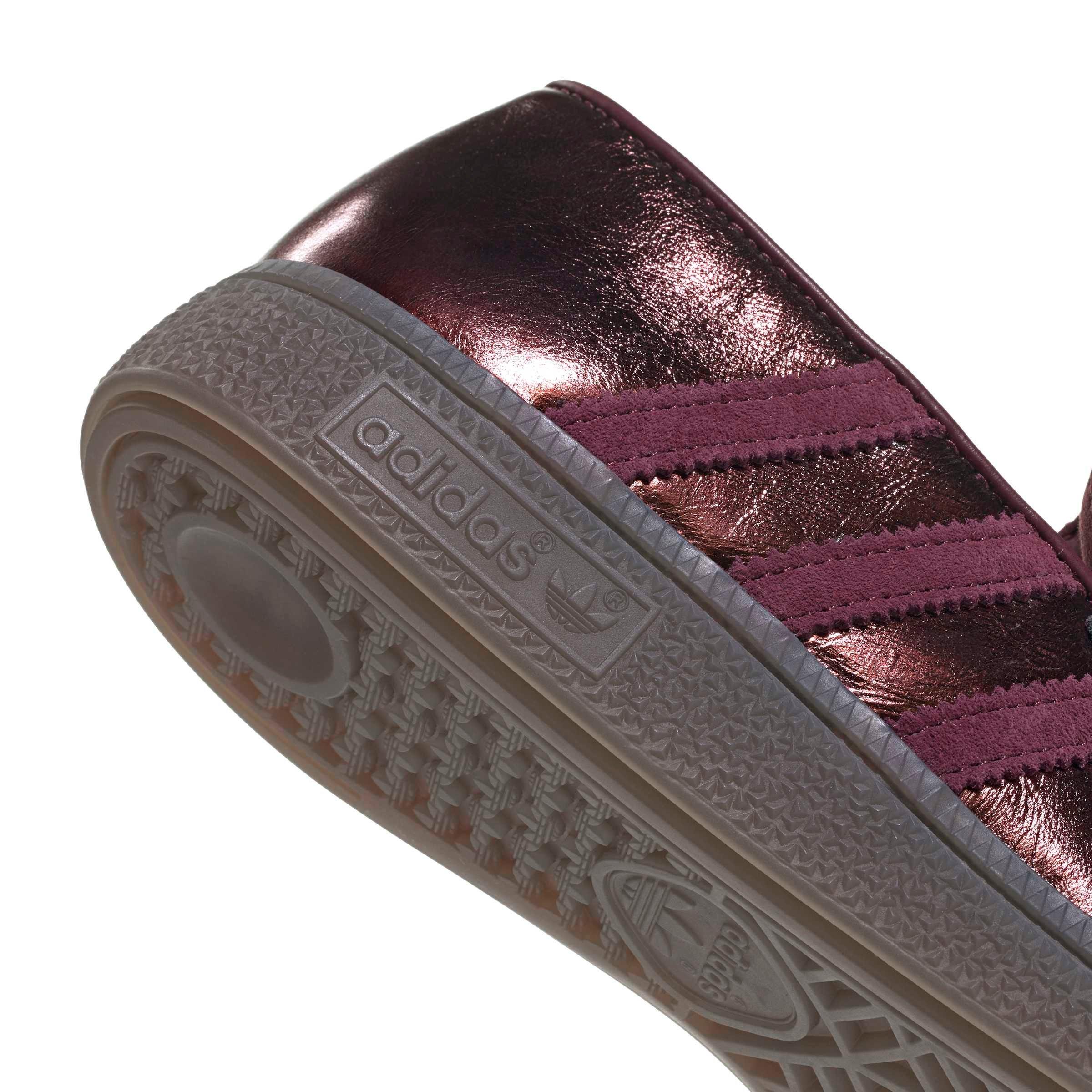 adidas Originals Handball Spezial Loafer "Maroon/Maroon/Gold Metallic" Women's Shoe - MAROON/MAROON/GOLD