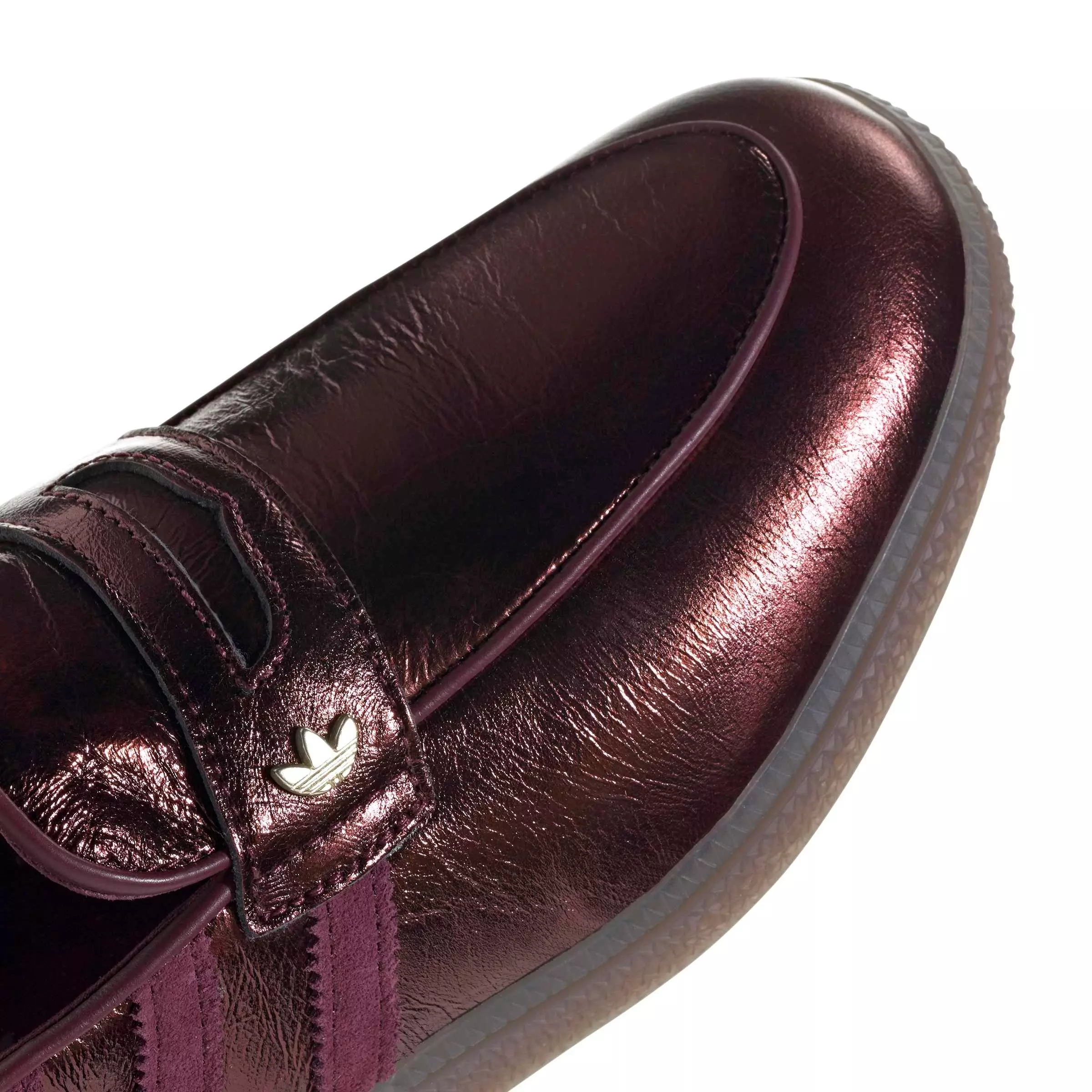 adidas Originals Handball Spezial Loafer "Maroon/Maroon/Gold Metallic" Women's Shoe - MAROON/MAROON/GOLD