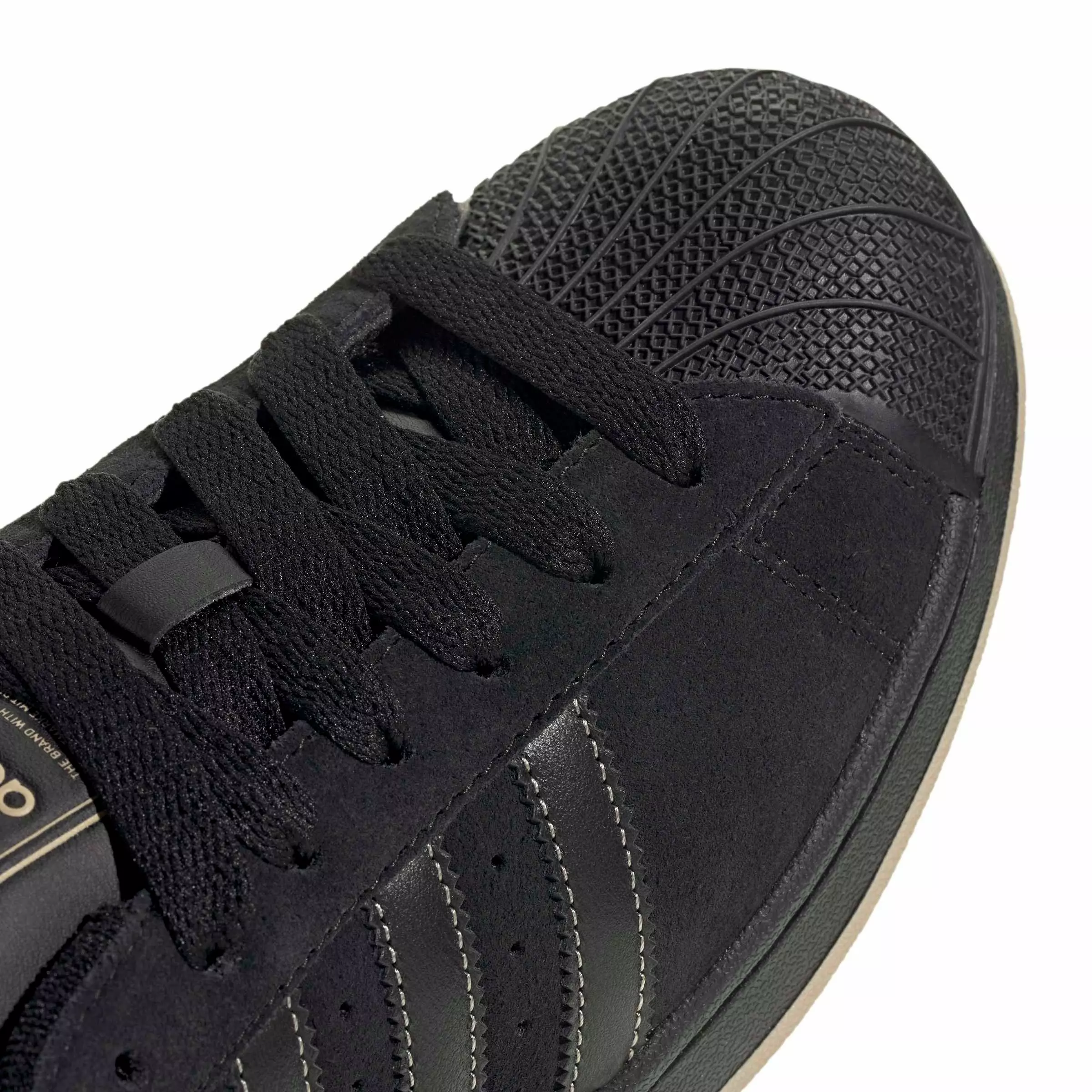 adidas Originals Superstar II "Core Black/Core Black/Stone Khaki" Men's Shoe - BLACK/BLACK/STONE
