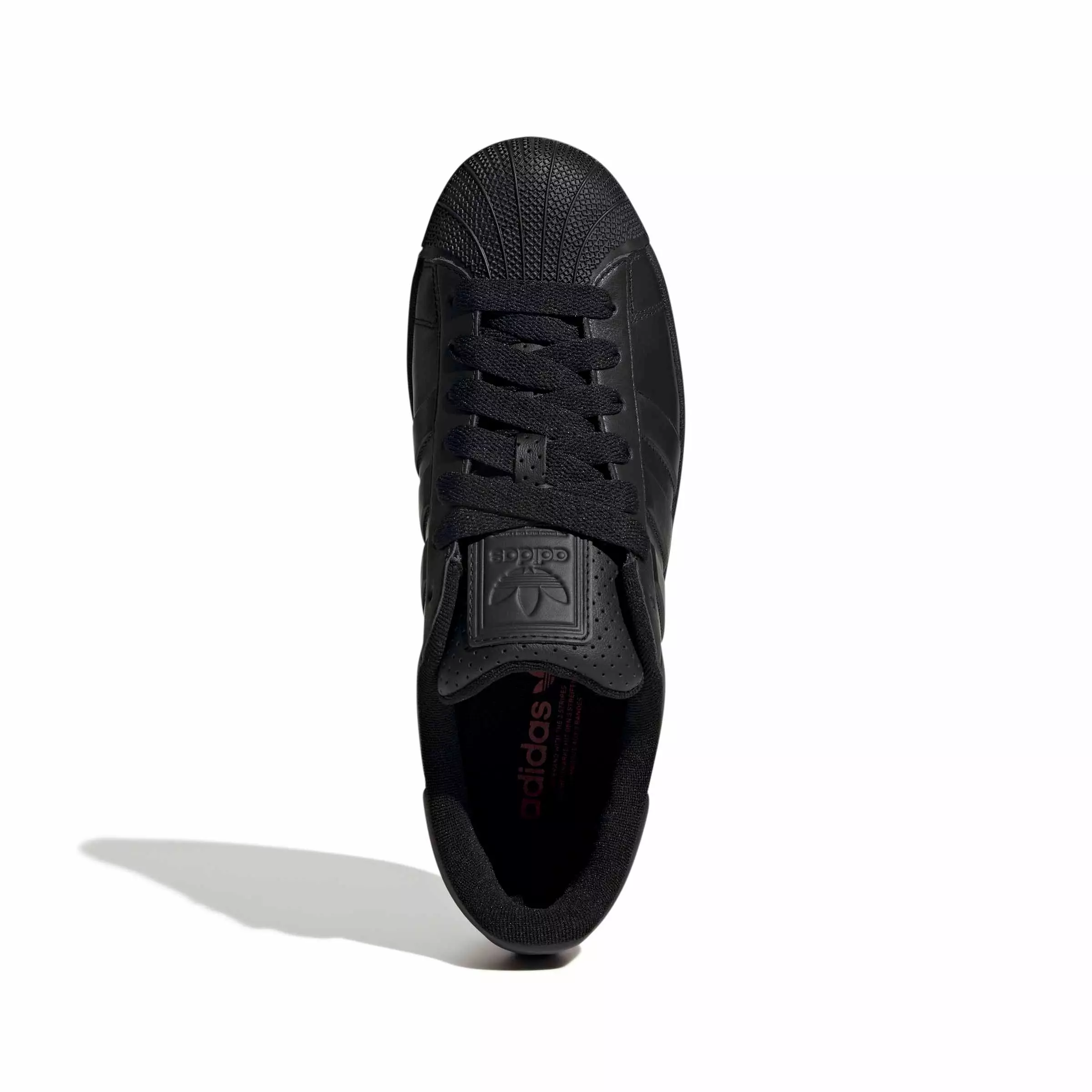 adidas Originals Superstar II "Core Black/Core Black/Better Scarlet" Men's Shoe - BLACK/BLACK/SCARLET