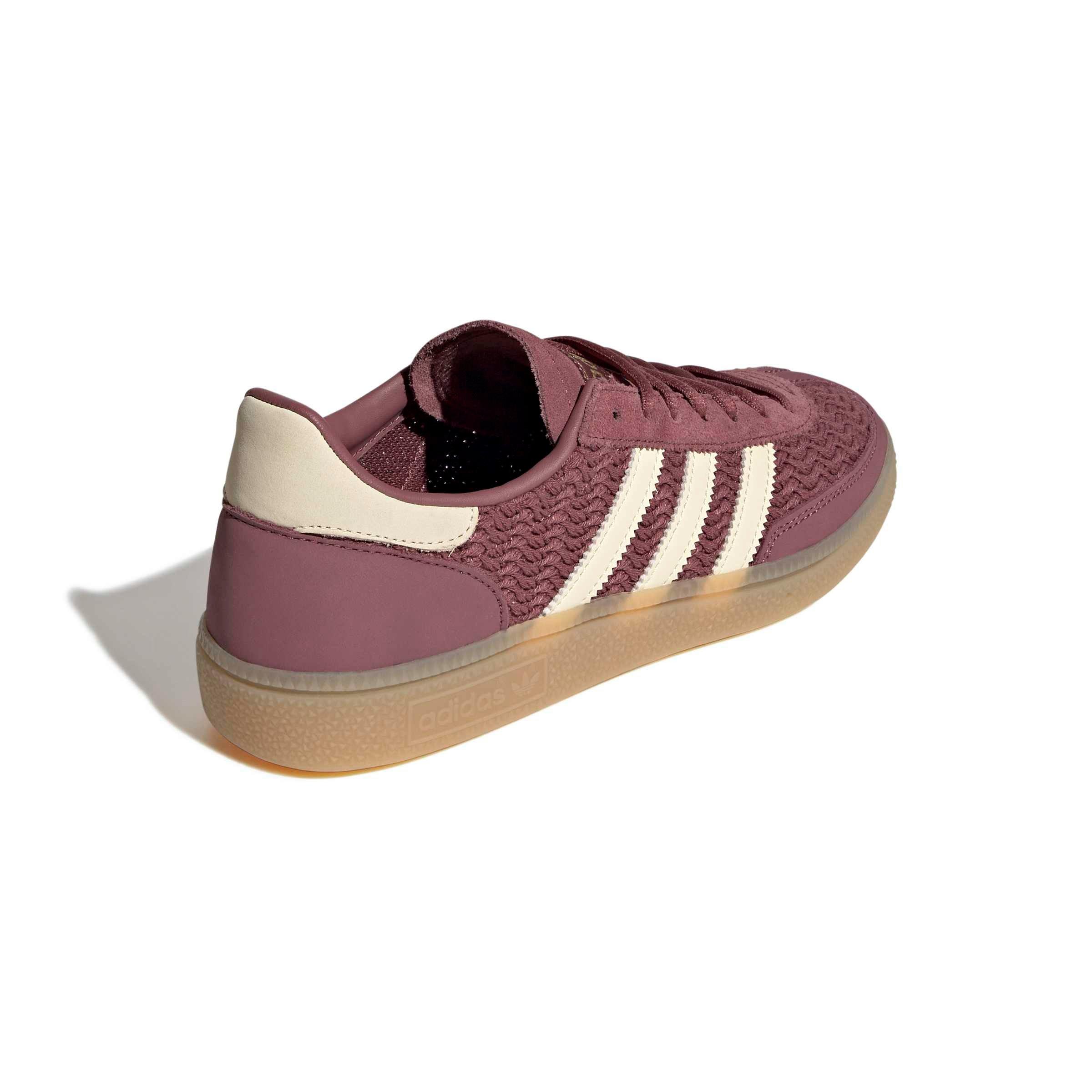 adidas Originals Handball Spezial "Quiet Crimson/Warm Vanilla/Gum 3" Women's Shoe - CRIMSON/VANILLA/GUM