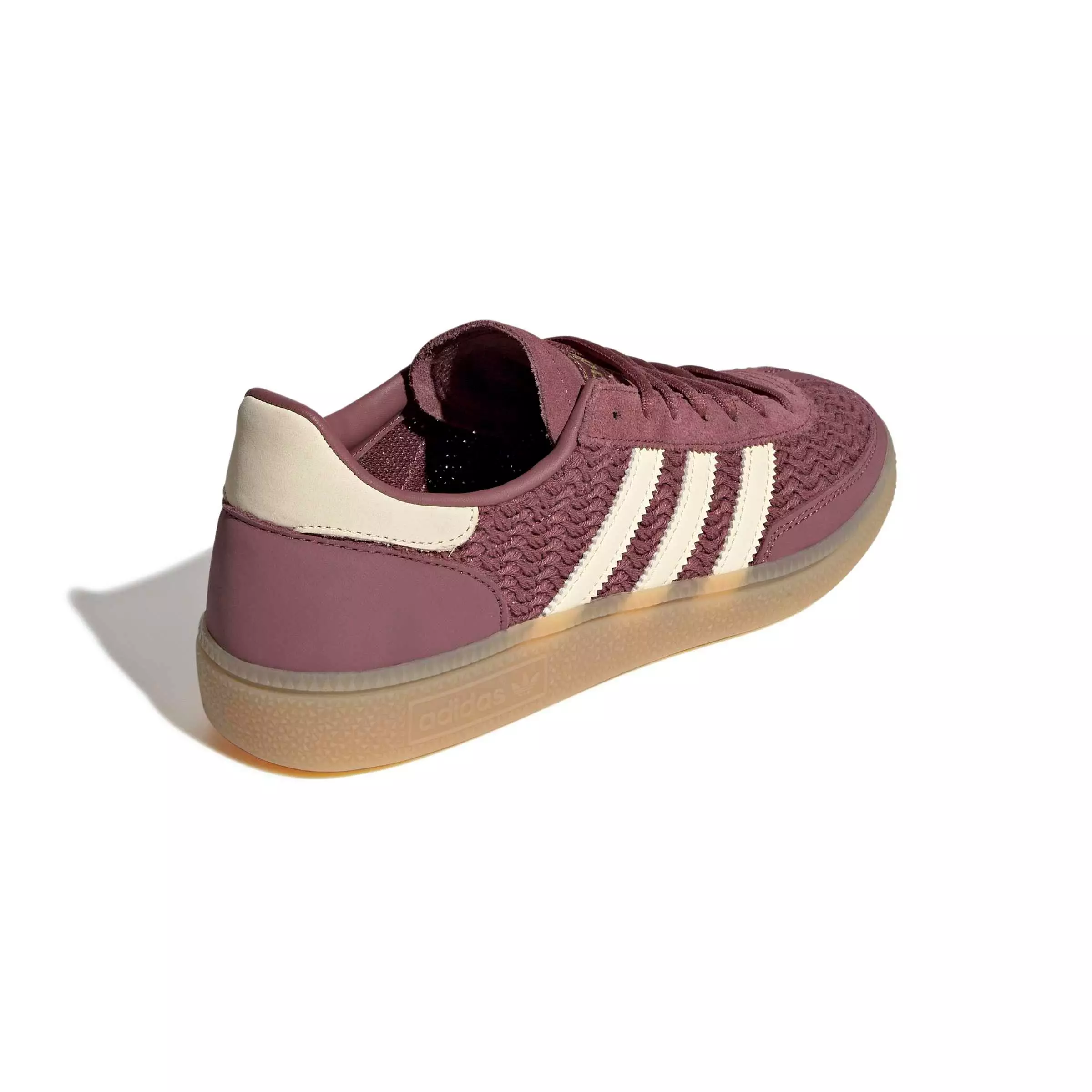 adidas Originals Handball Spezial "Quiet Crimson/Warm Vanilla/Gum 3" Women's Shoe - CRIMSON/VANILLA/GUM
