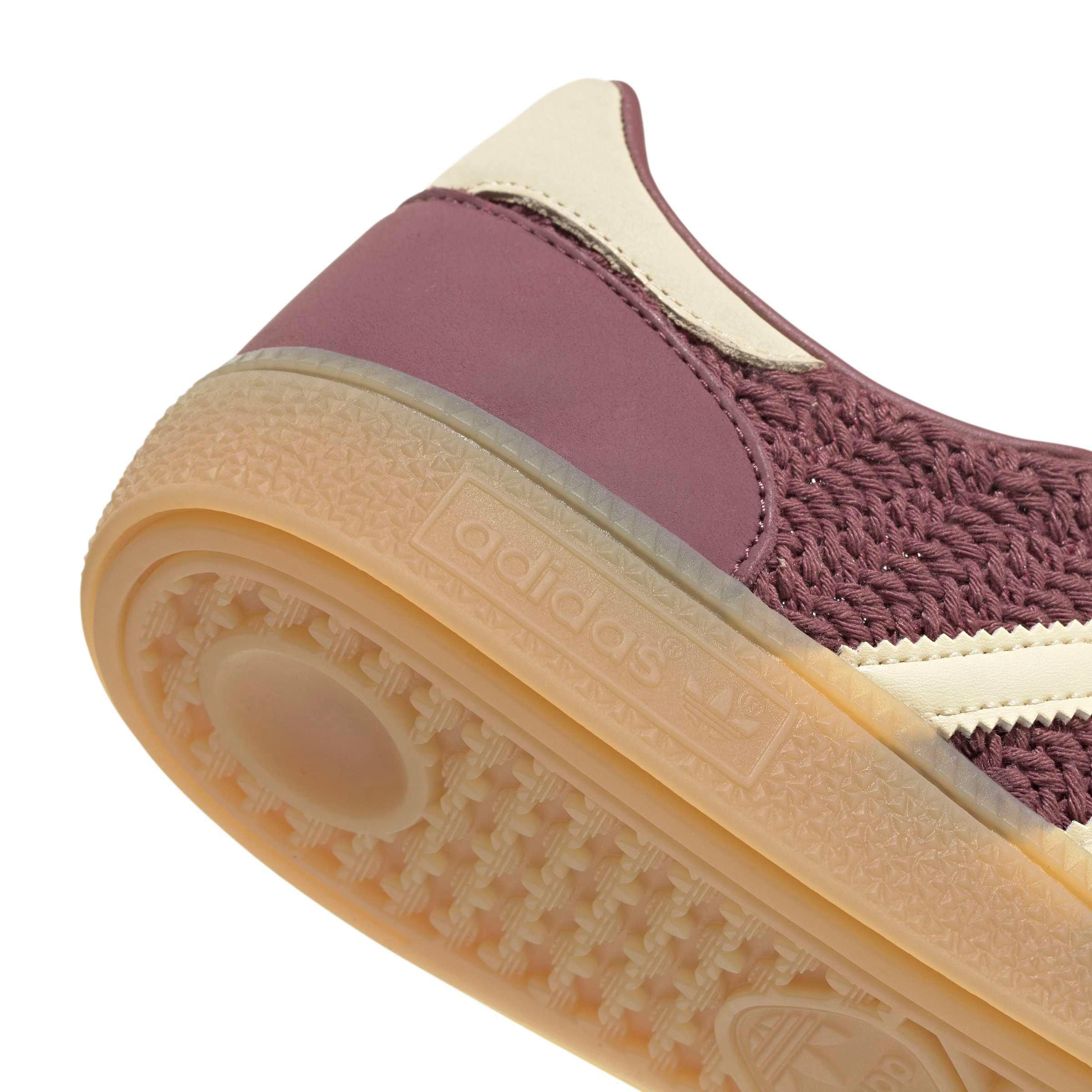 adidas Originals Handball Spezial "Quiet Crimson/Warm Vanilla/Gum 3" Women's Shoe - CRIMSON/VANILLA/GUM