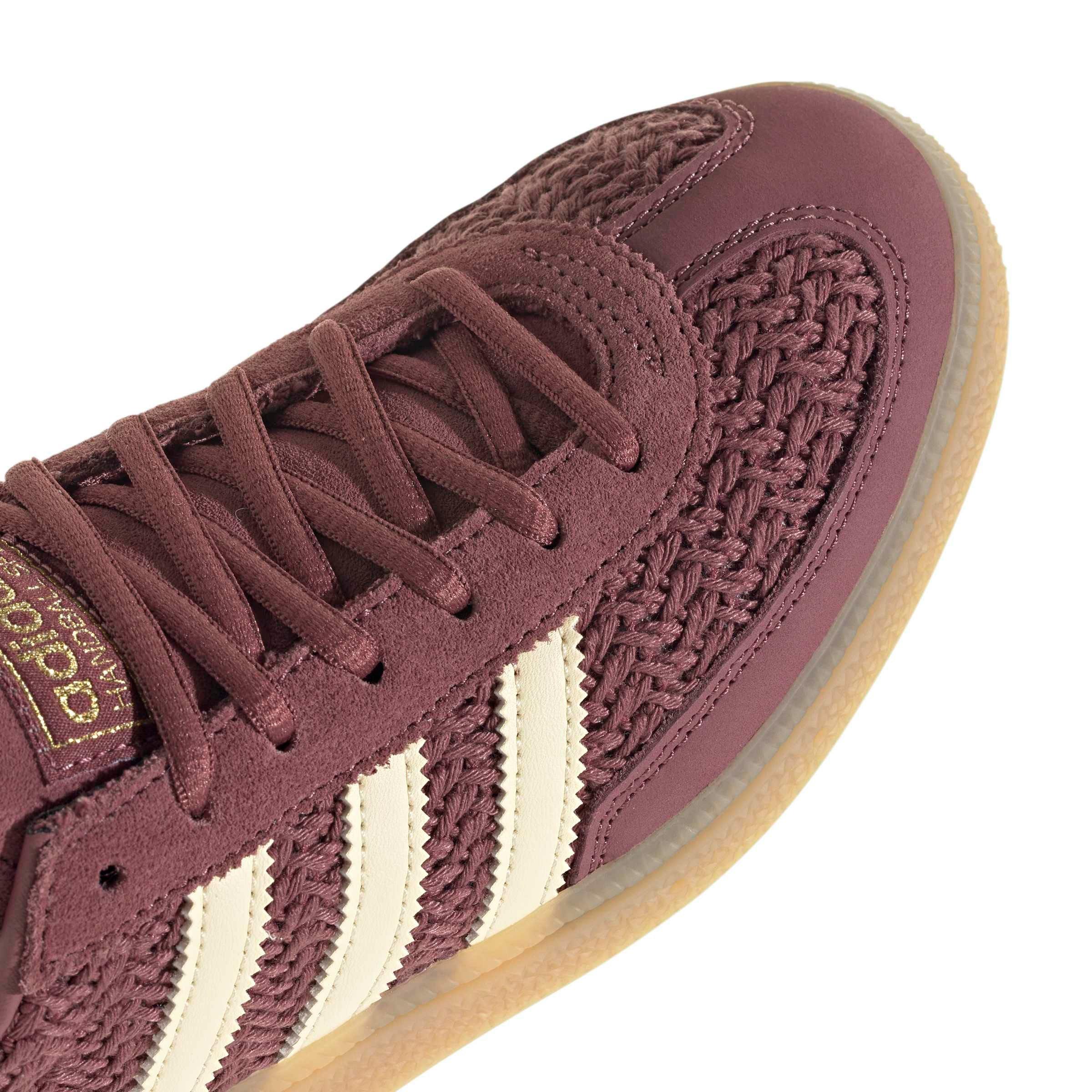 adidas Originals Handball Spezial "Quiet Crimson/Warm Vanilla/Gum 3" Women's Shoe - CRIMSON/VANILLA/GUM
