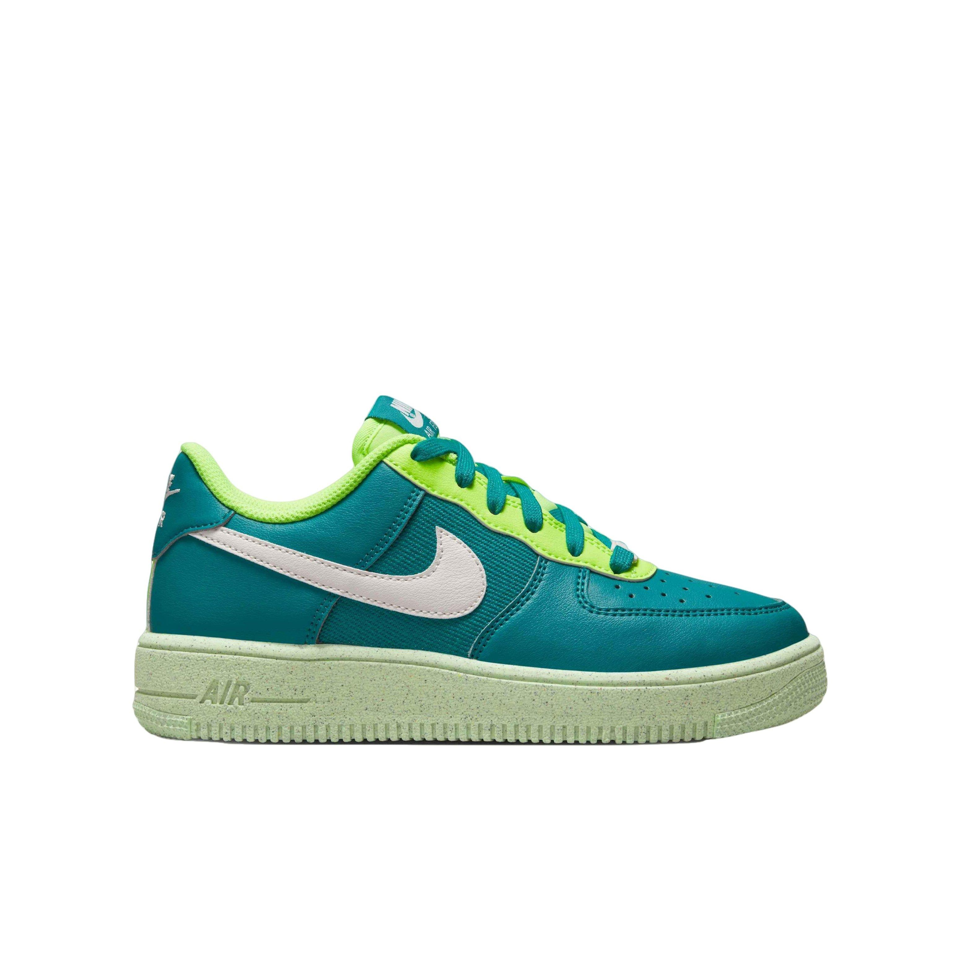 Nike Air Force 1 Crater "Bright Spruce/Phantom/Volt/Barely Volt" Grade School Boys' Shoe - SPRUCE/PHANTOM/VOLT/VOLT Thumbnail View 1