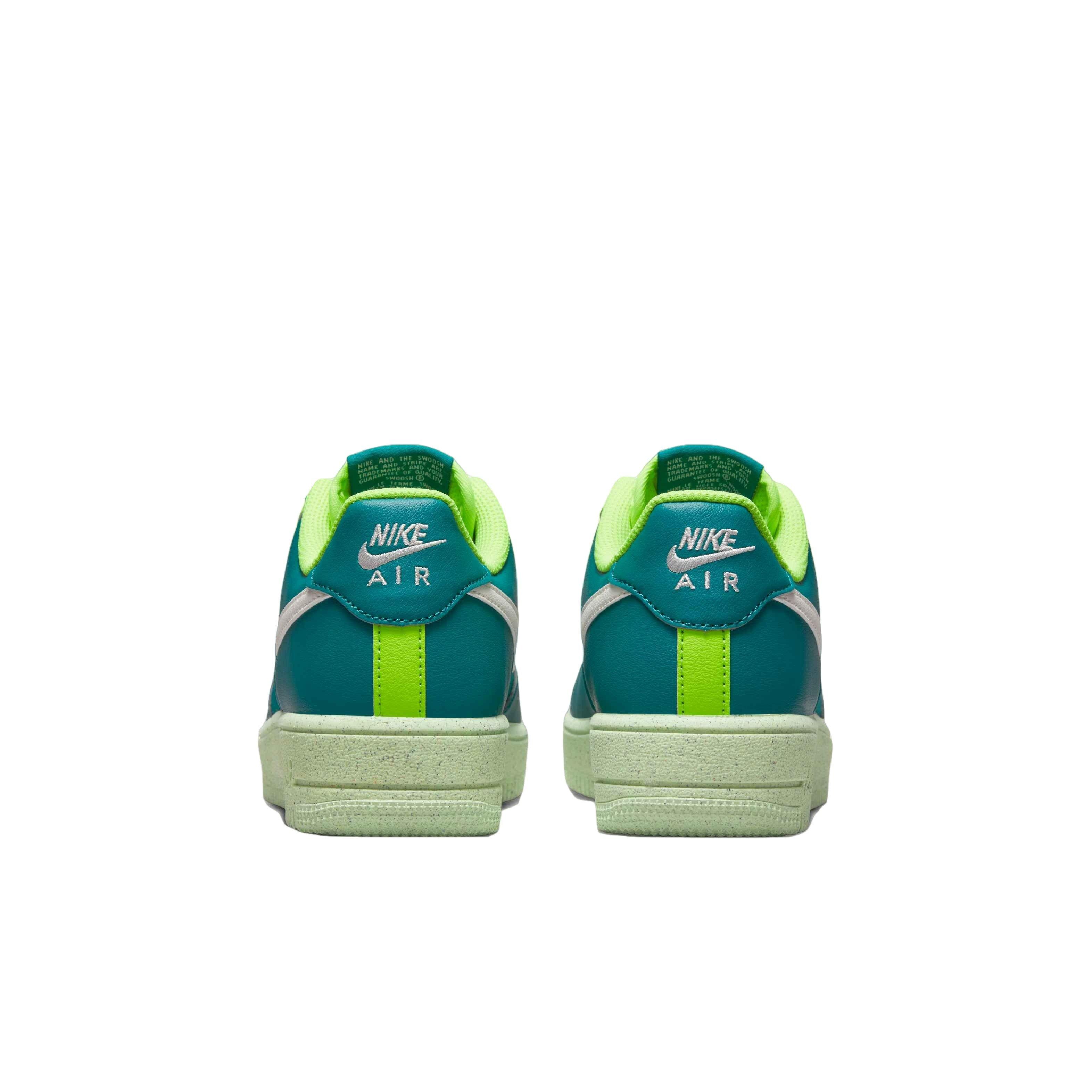 Nike Air Force 1 Crater "Bright Spruce/Phantom/Volt/Barely Volt" Grade School Boys' Shoe - SPRUCE/PHANTOM/VOLT/VOLT Thumbnail View 5