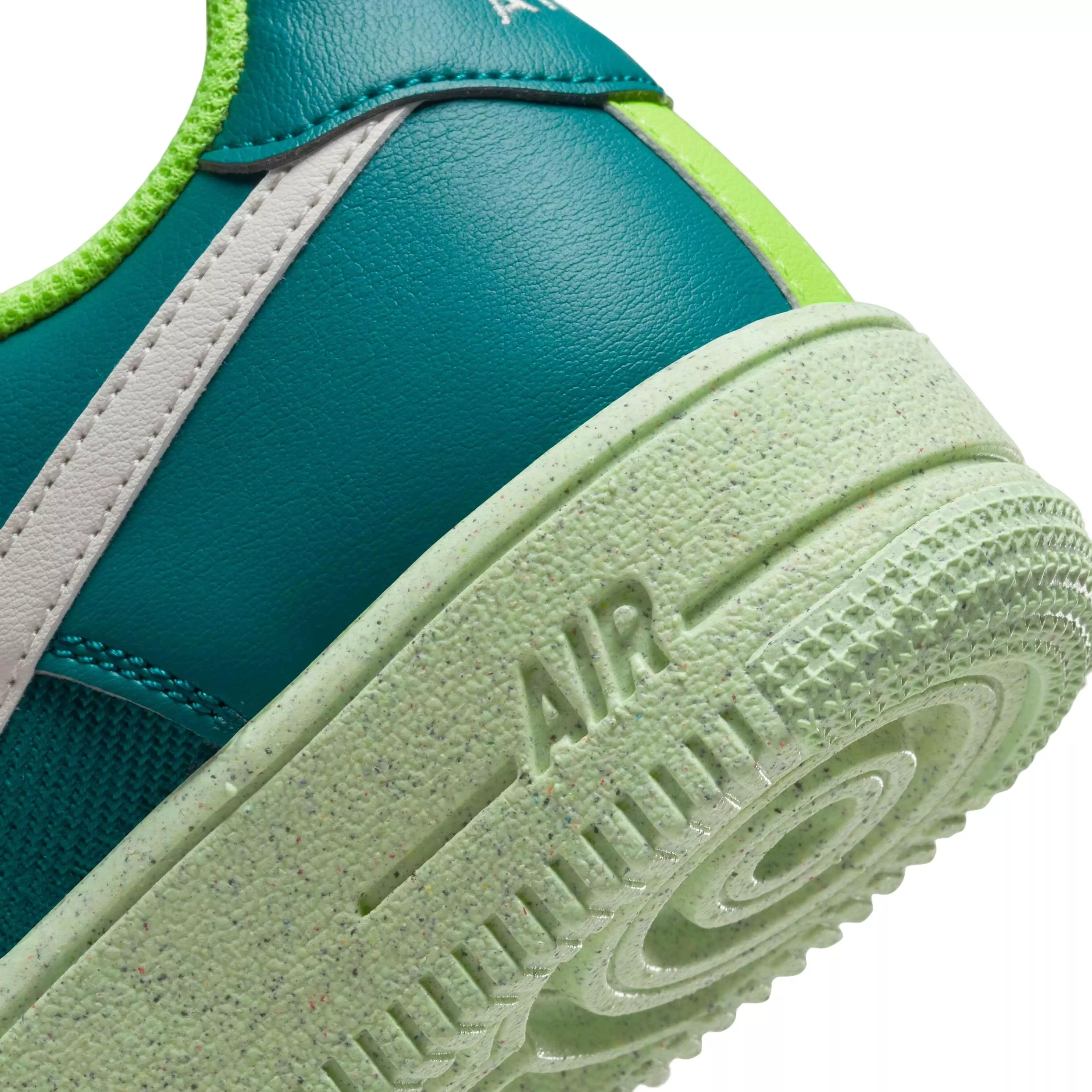 Nike Air Force 1 Crater "Bright Spruce/Phantom/Volt/Barely Volt" Grade School Boys' Shoe - SPRUCE/PHANTOM/VOLT/VOLT