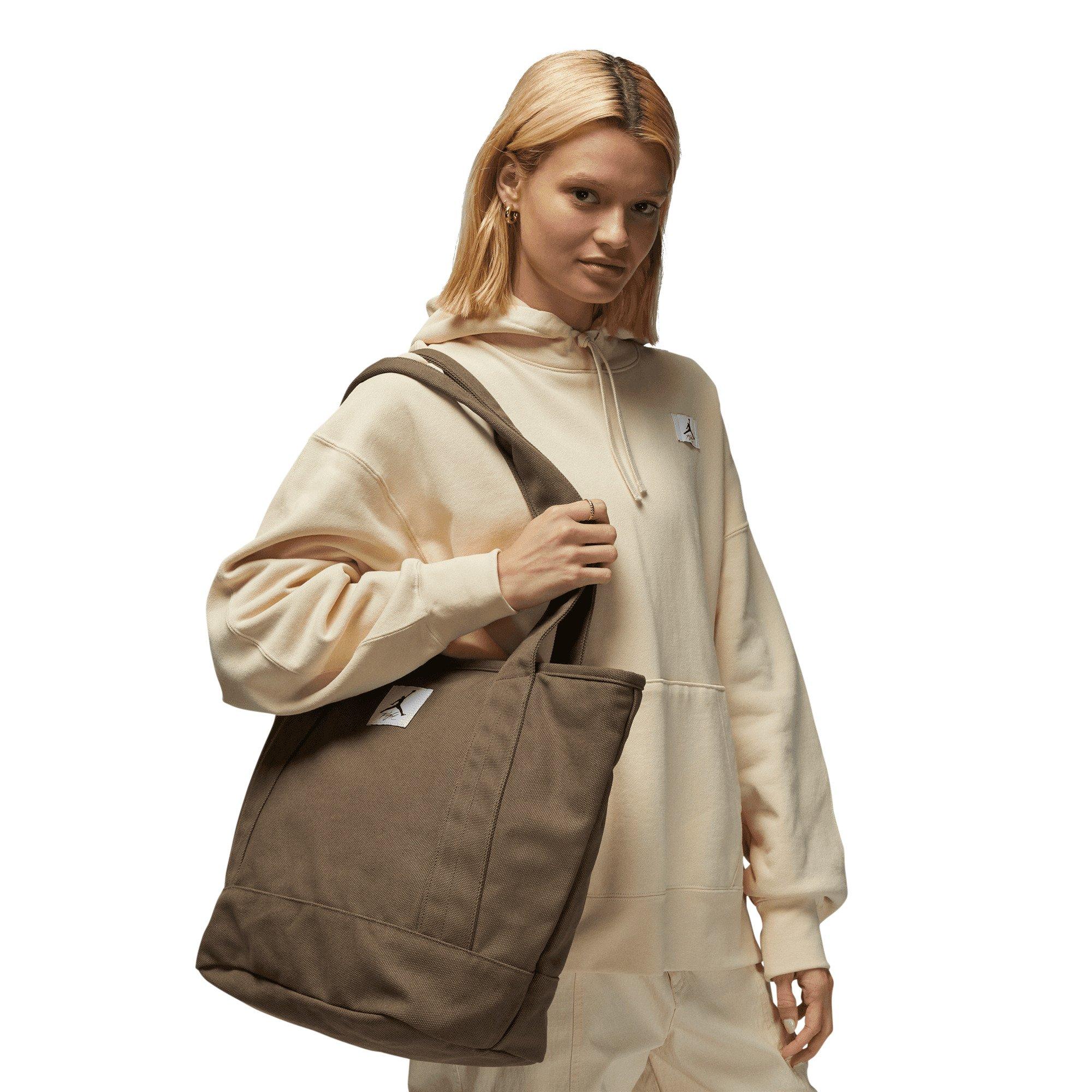 Jordan Flight Carryall Tote Bag, Brown, Size: , Polyester/Cotton