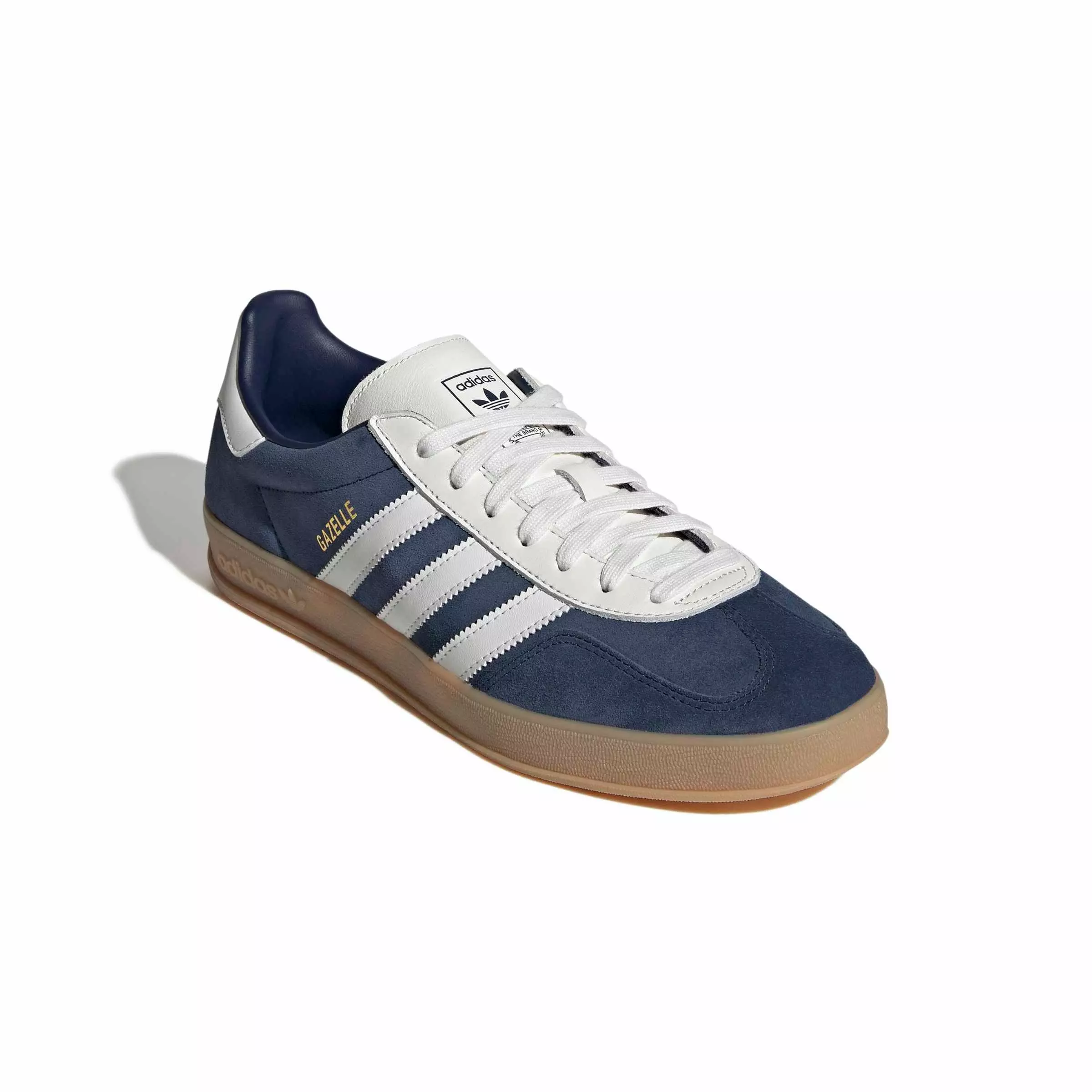 adidas Originals Gazelle Indoor "Night Indigo/Core White/Gum 3" Men's Shoe - INDIGO/WHITE/GUM