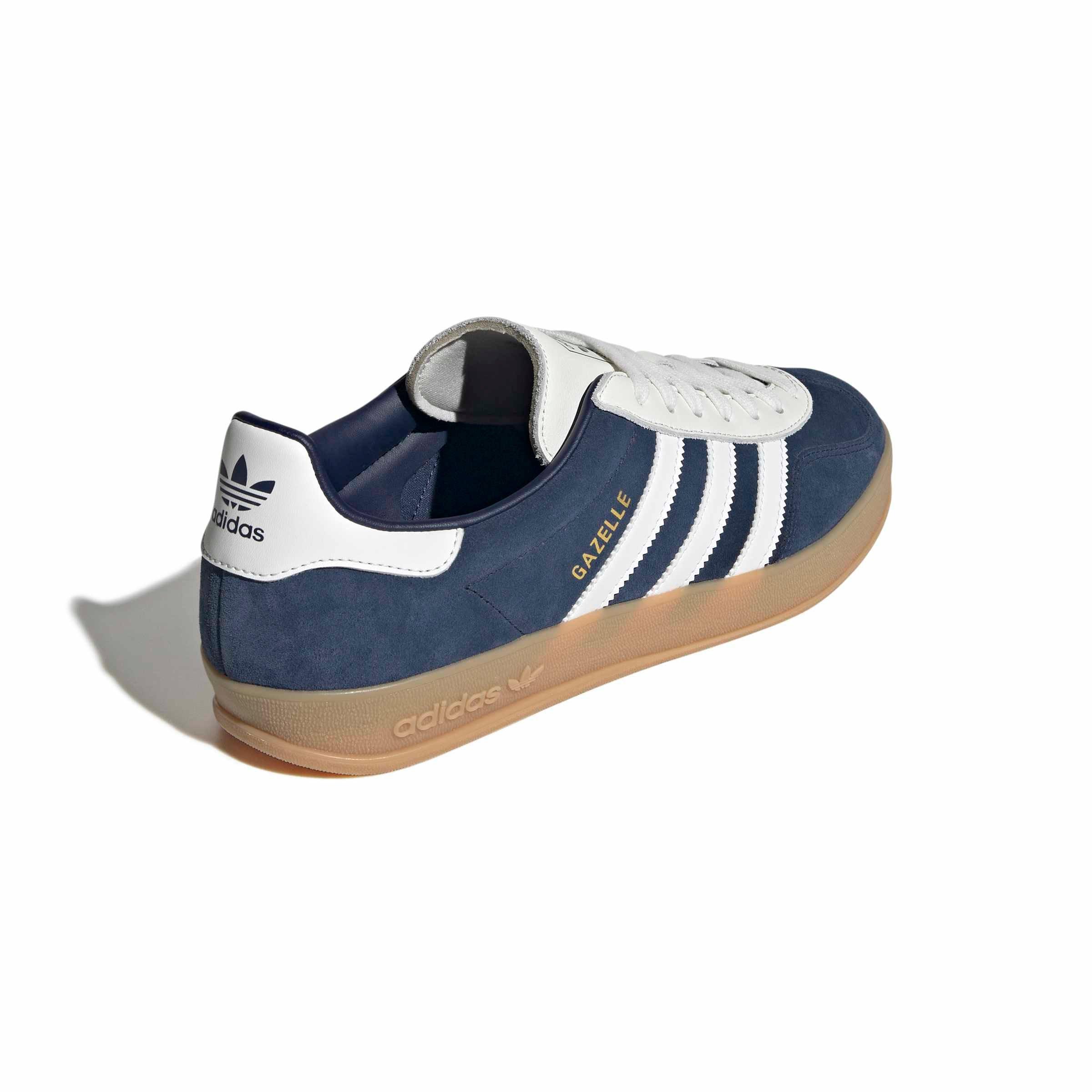 adidas Originals Gazelle Indoor "Night Indigo/Core White/Gum 3" Men's Shoe - INDIGO/WHITE/GUM Thumbnail View 4