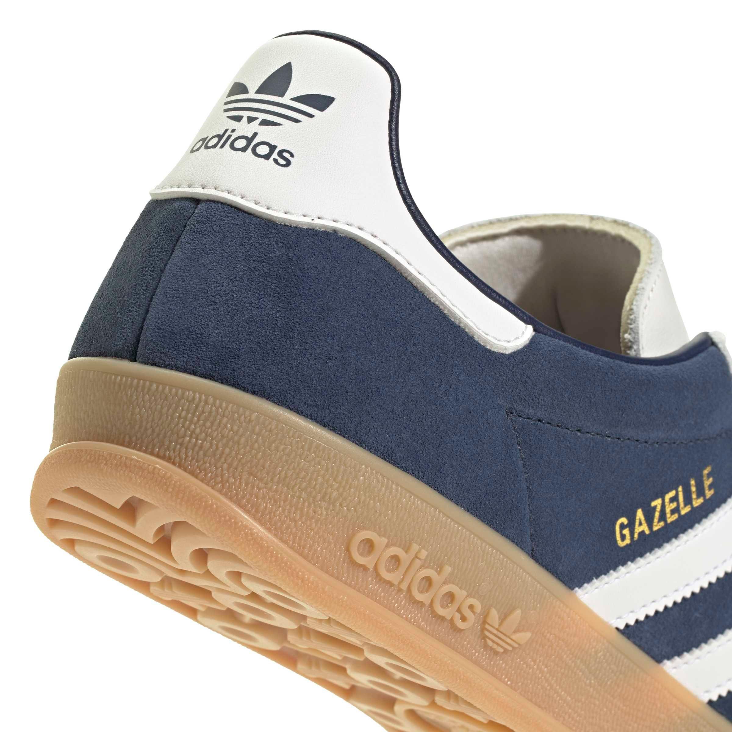 adidas Originals Gazelle Indoor "Night Indigo/Core White/Gum 3" Men's Shoe - INDIGO/WHITE/GUM Thumbnail View 8