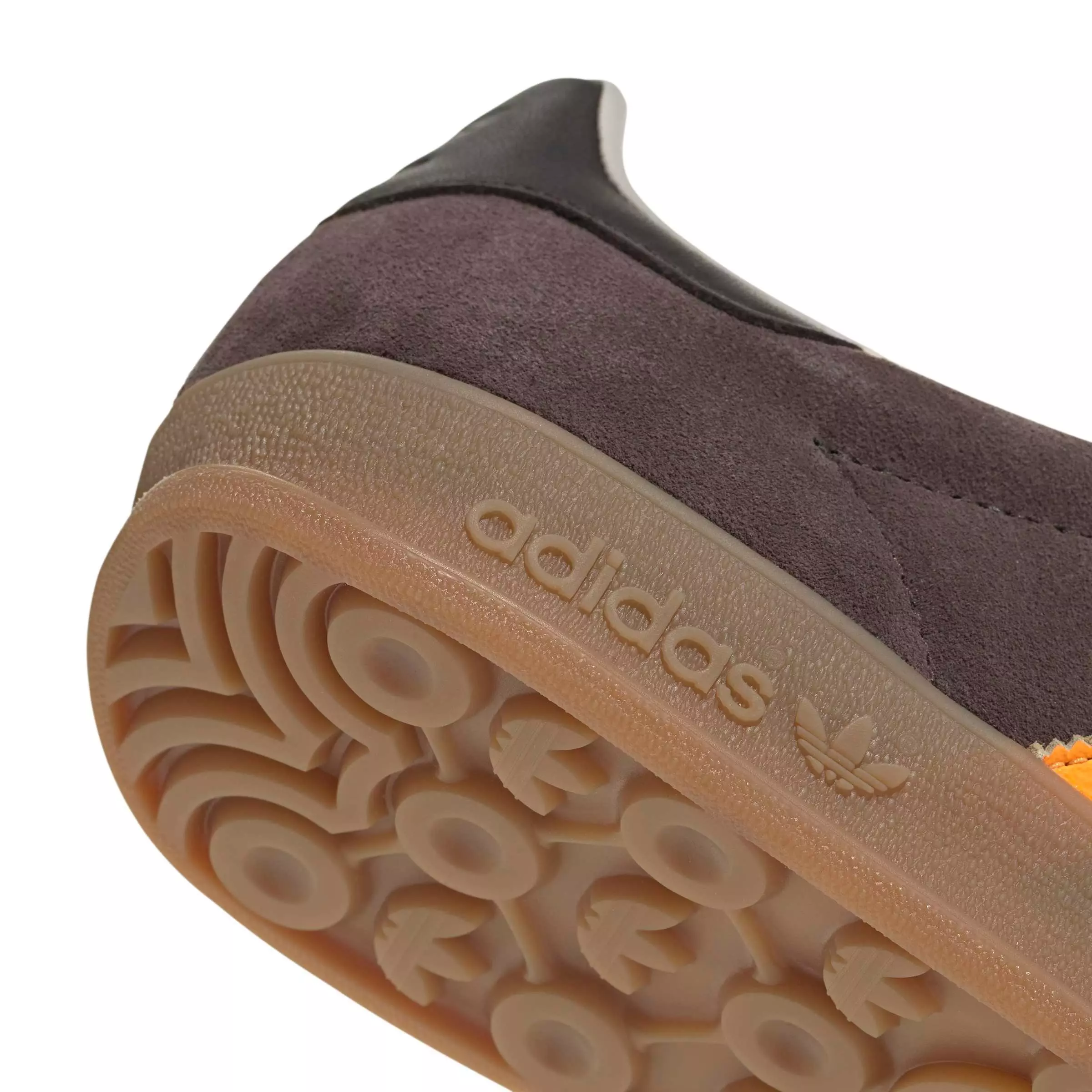 adidas Originals Gazelle Indoor "Brown/Lucid Tangerine/Wonder White" Men's Shoe - BROWN/TANGERINE/WHITE